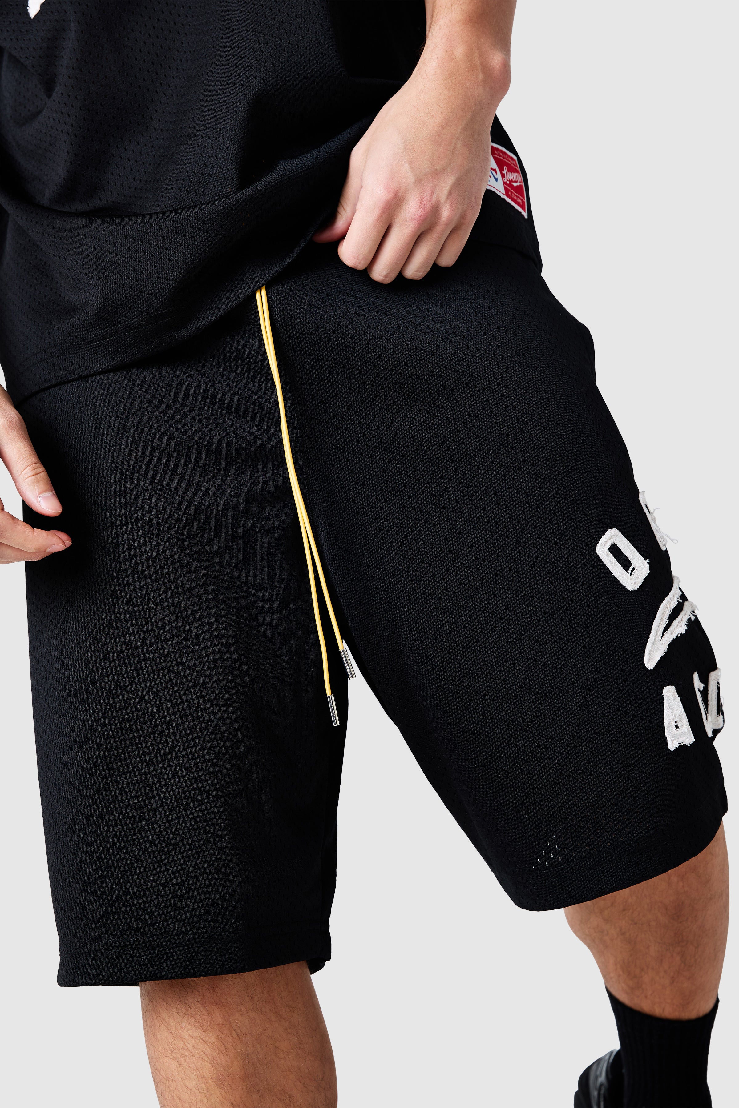 Acdmy Mesh Short - Black - Image 5