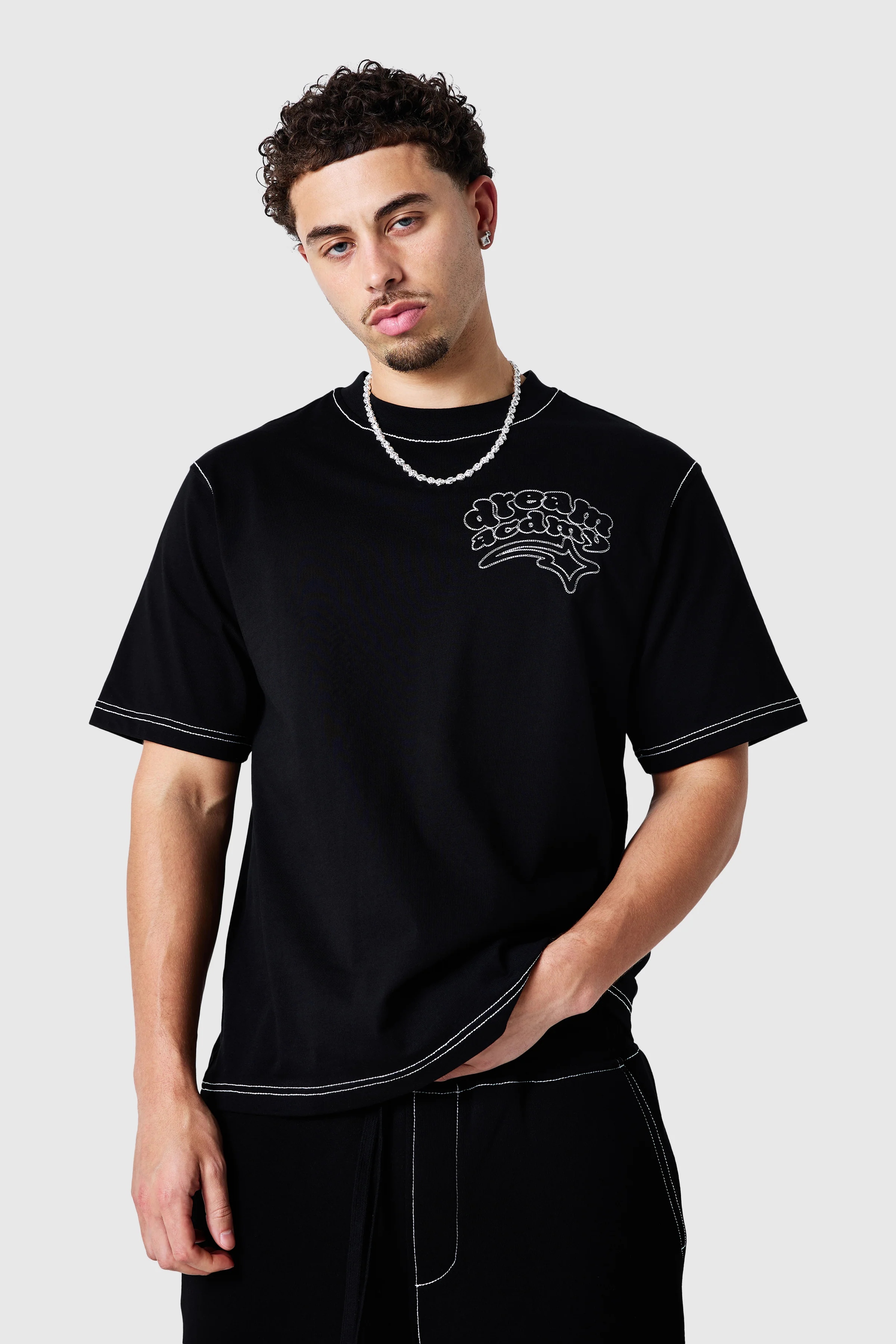 Acdmy Tee - Black - Image 3