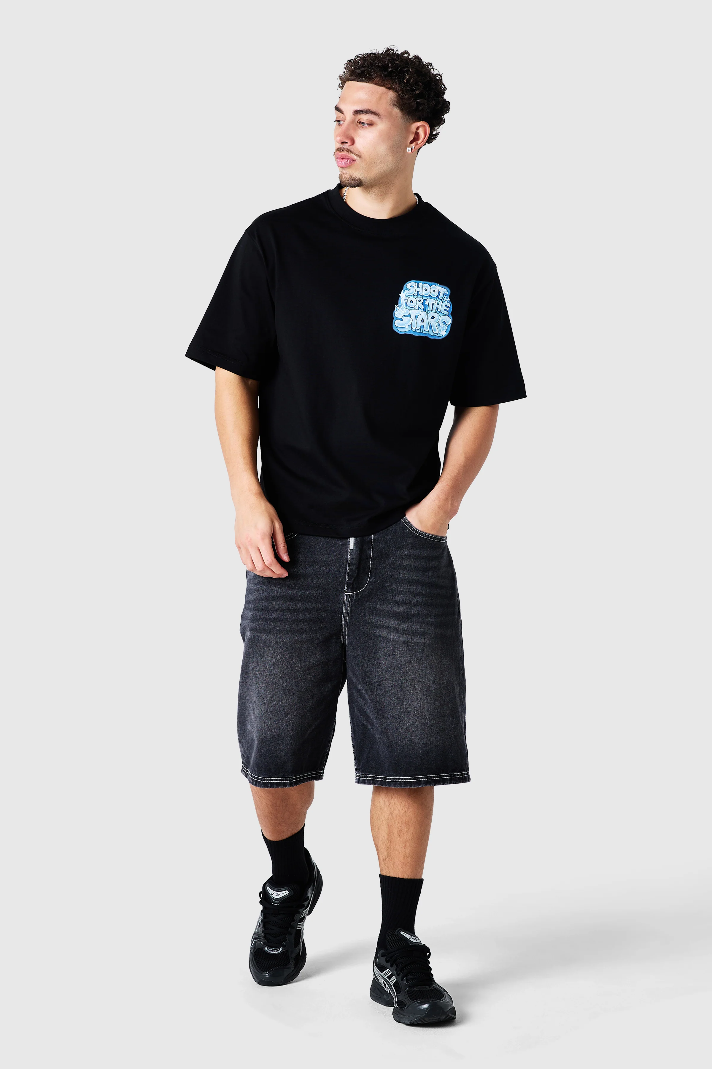Airbrush Tee - Black - Image 3