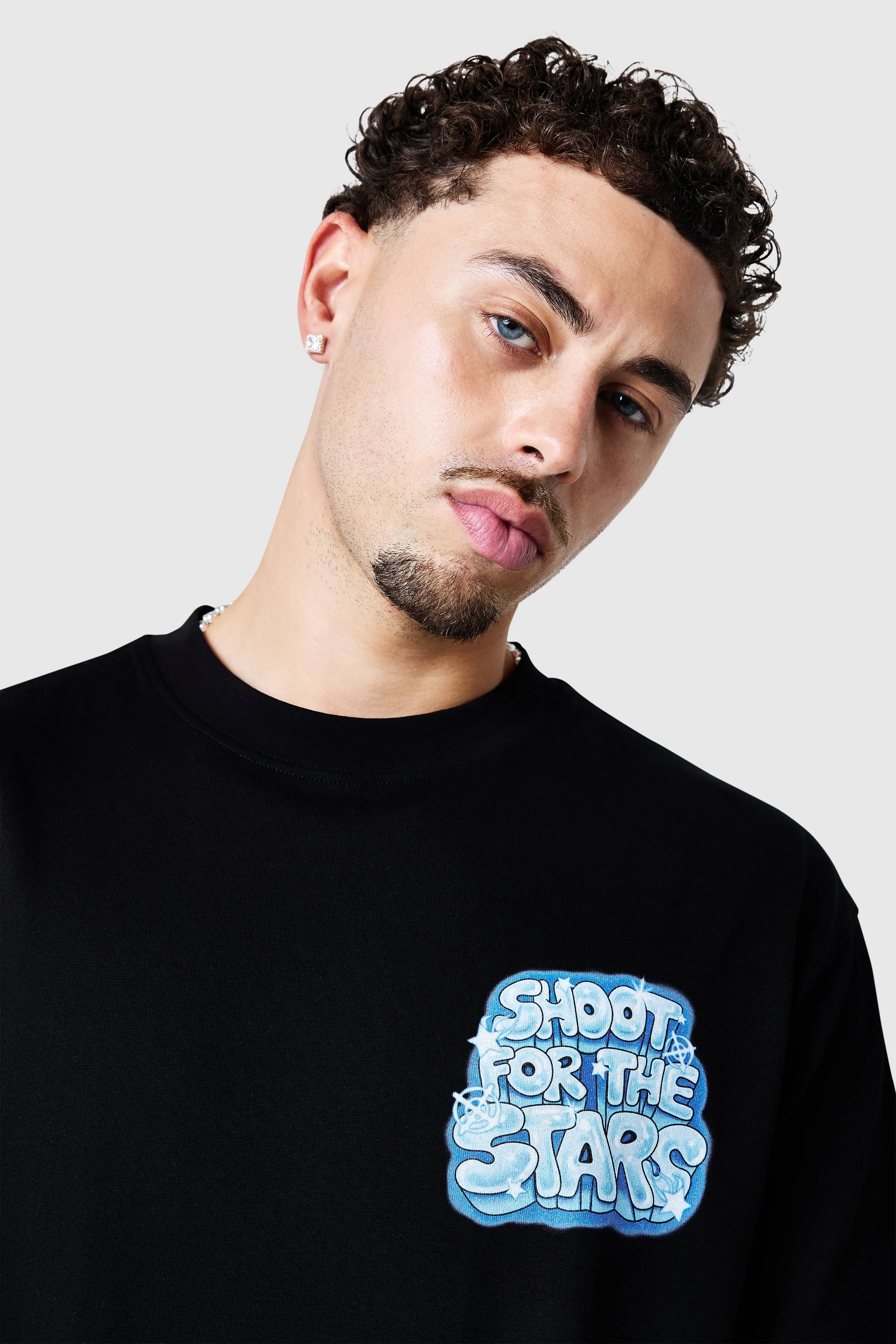 Airbrush Tee - Black - Image 4
