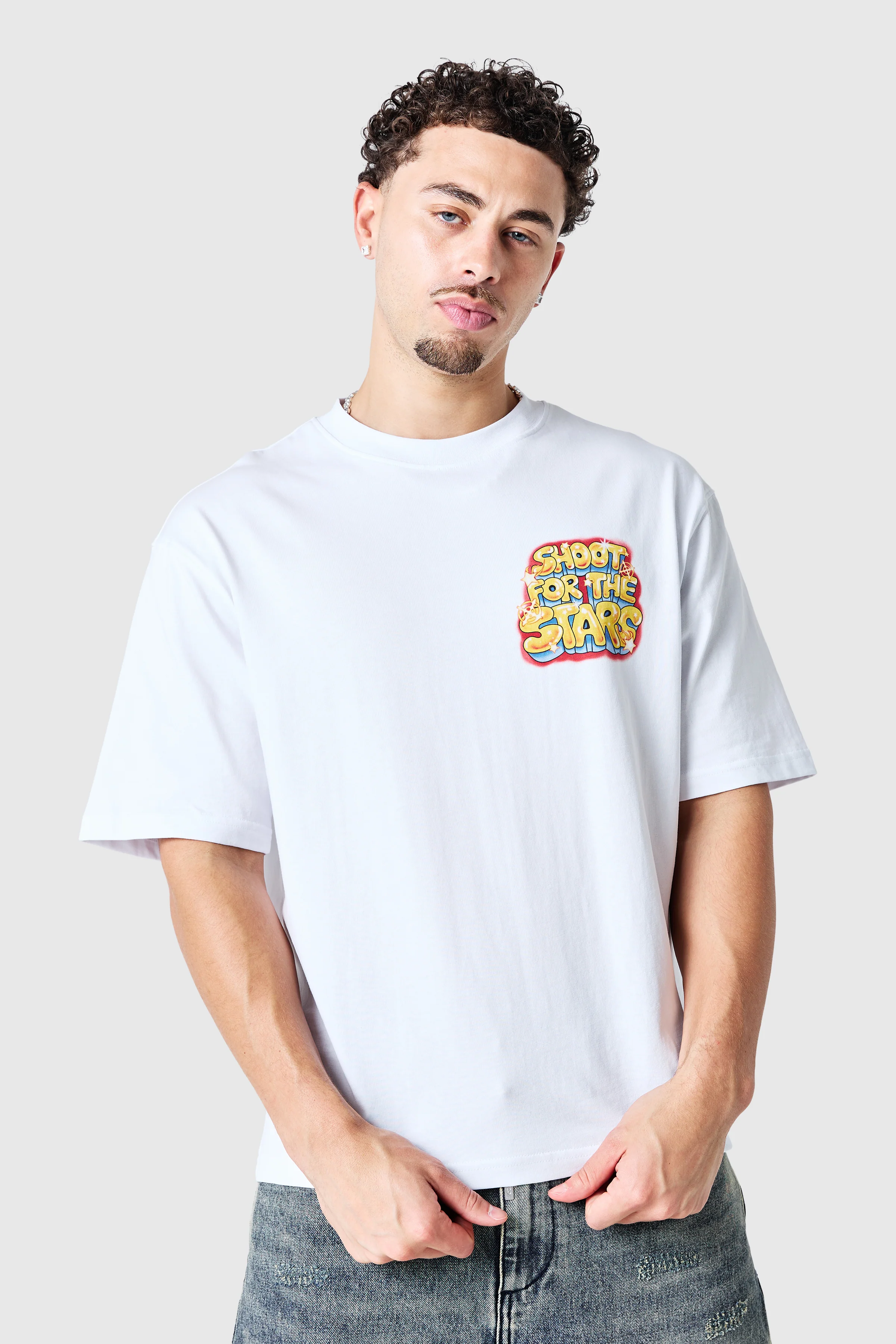 Airbrush Tee - White - Image 2