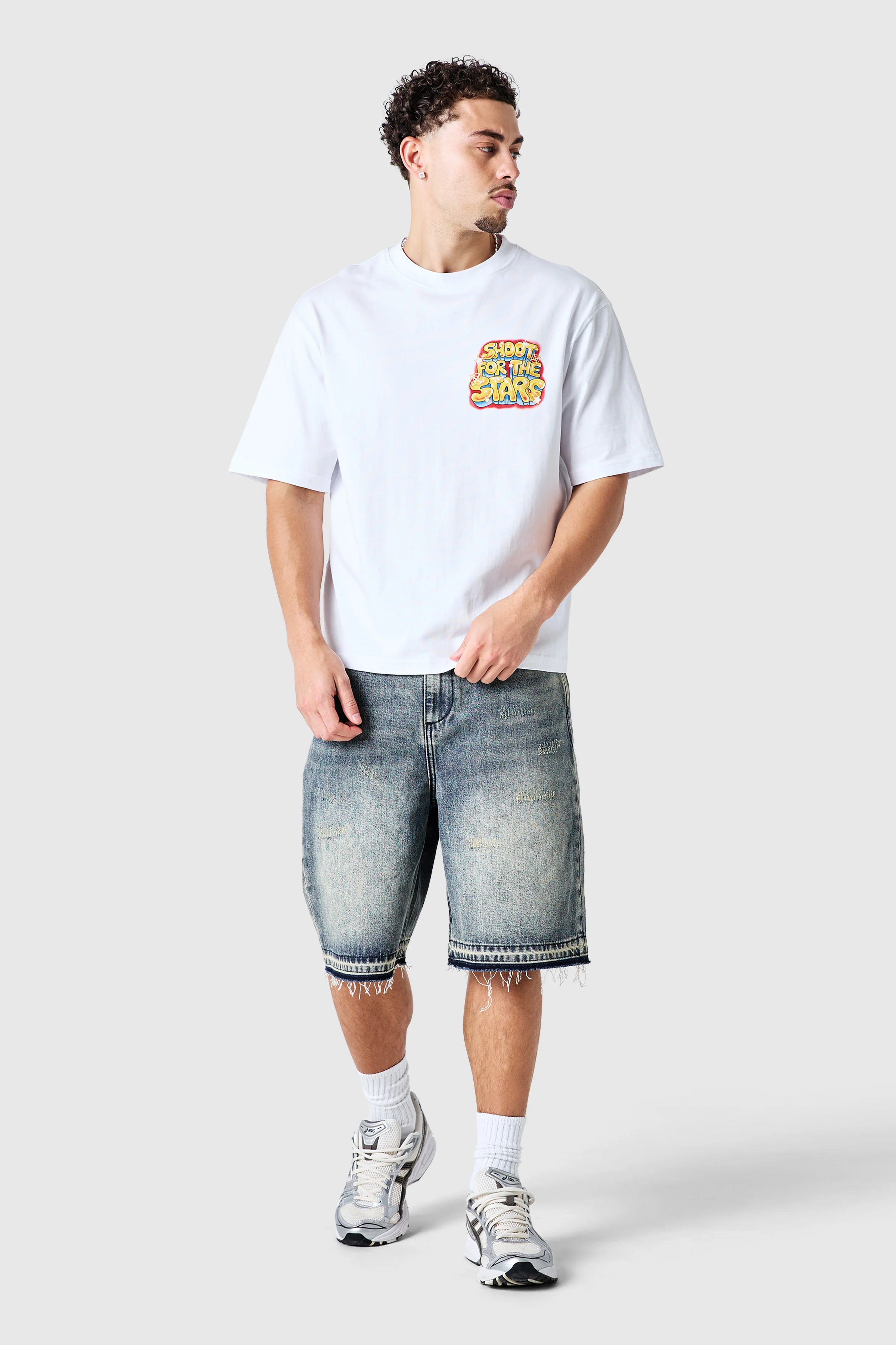 Airbrush Tee - White - Image 3