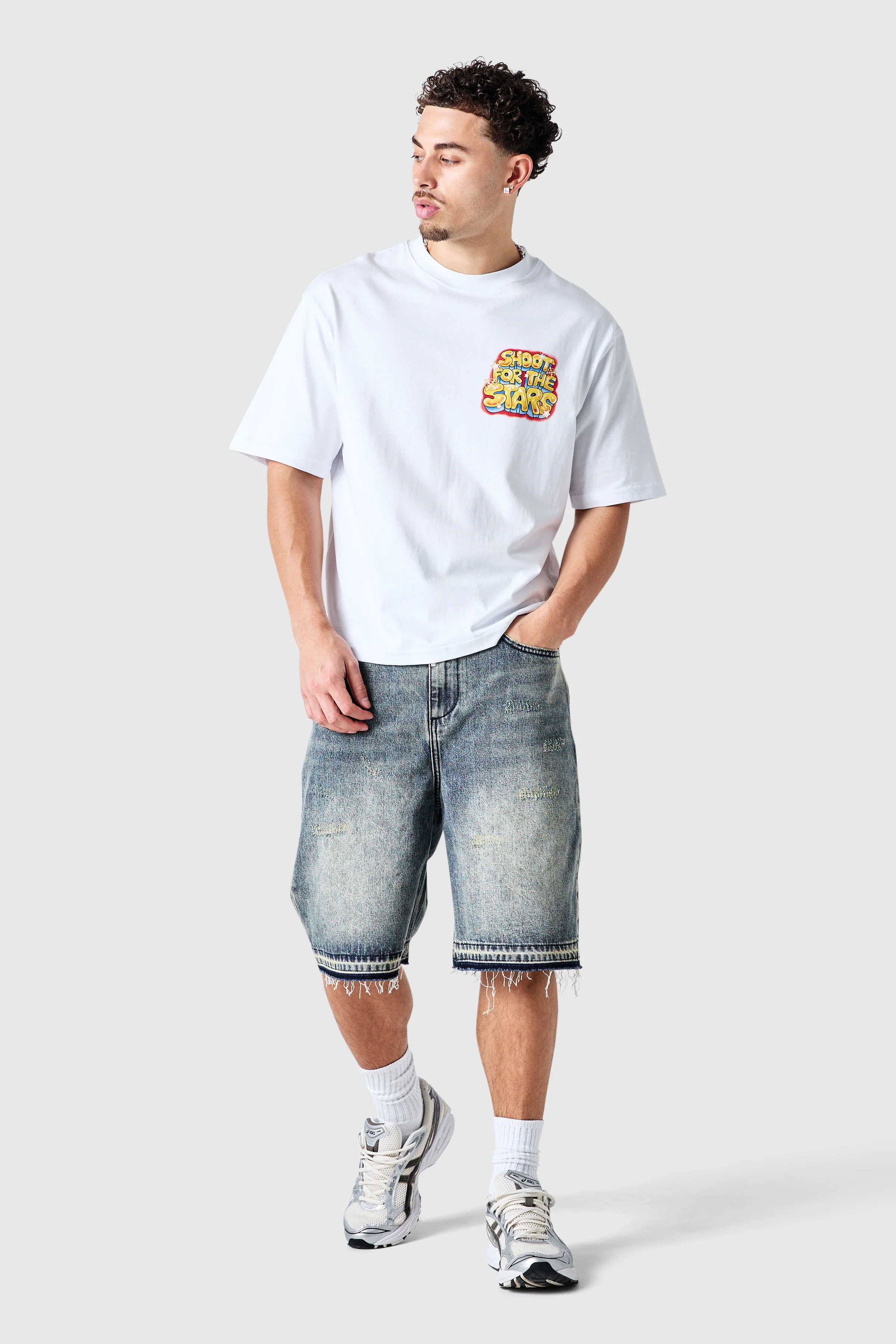Airbrush Tee - White - Image 6