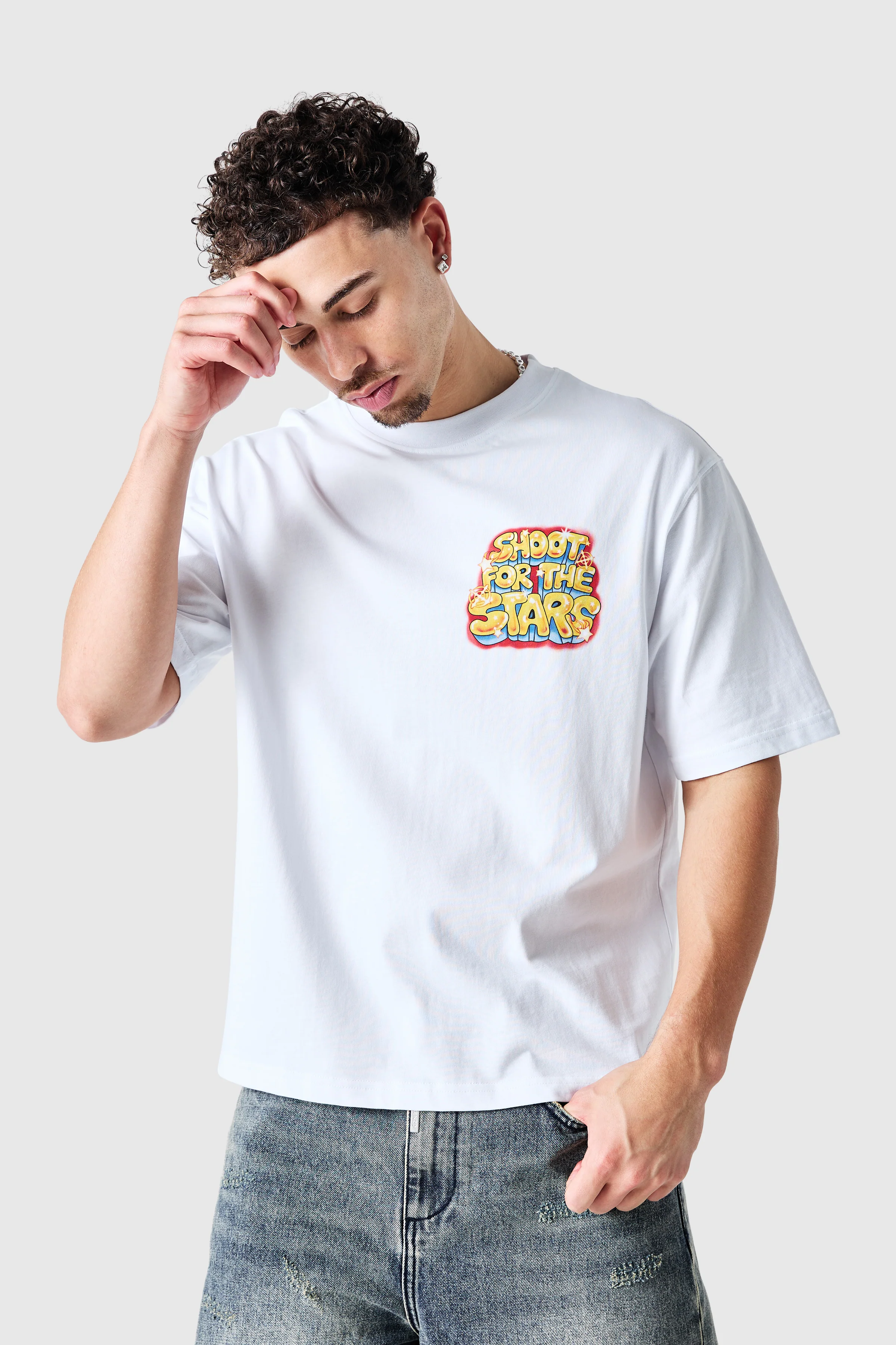 Airbrush Tee - White - Image 8