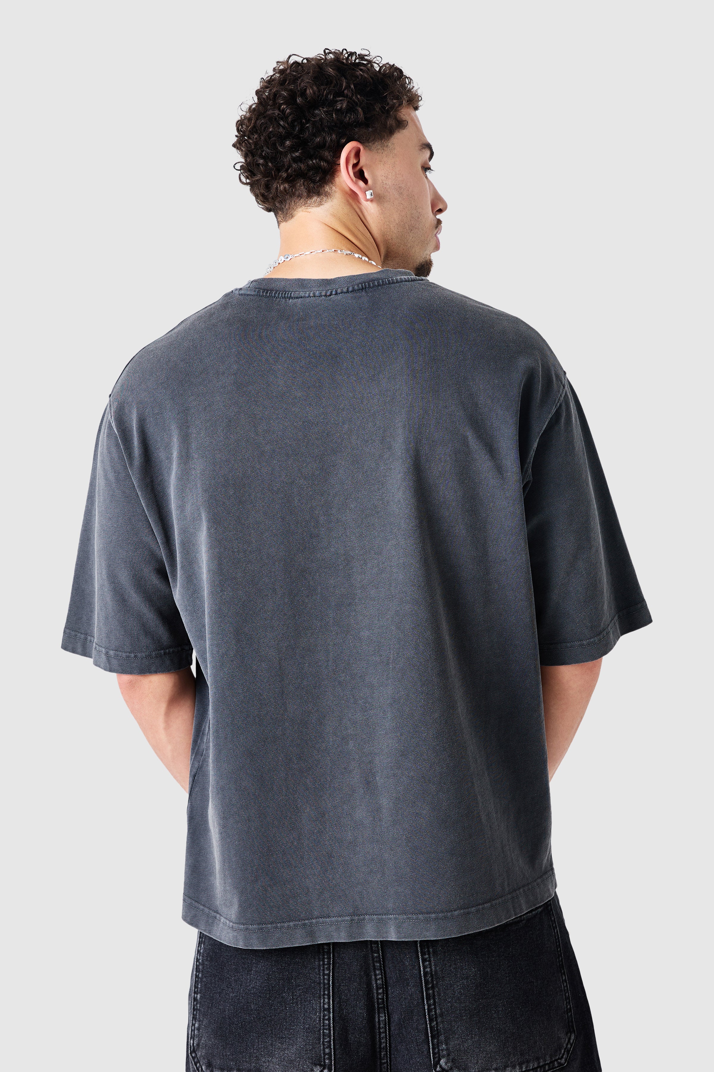 Ambition Tee - Black Acid Wash - Image 7
