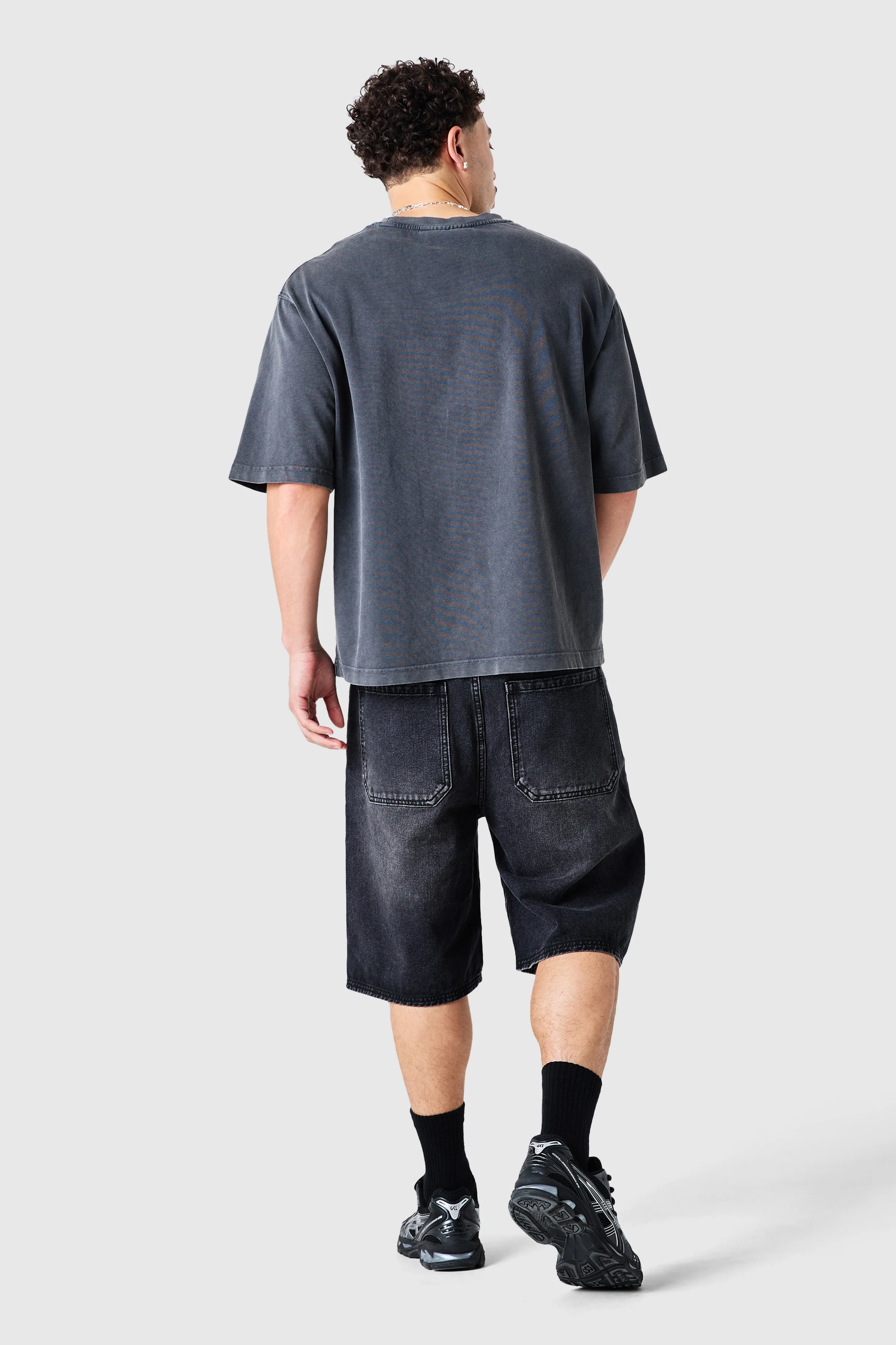 Ambition Tee - Black Acid Wash - Image 9