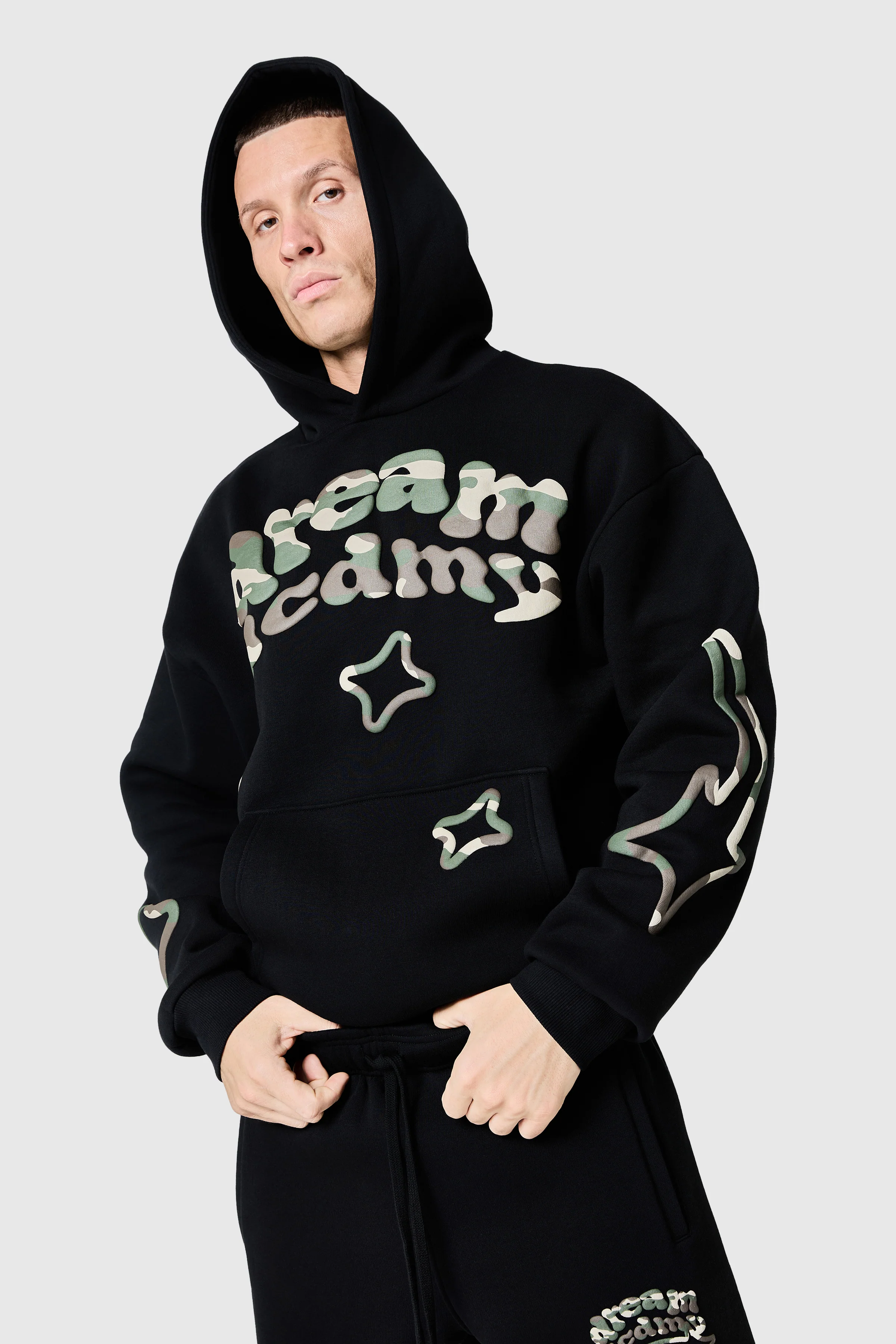 Camo Dream Acdmy Hood - Black - Image 6
