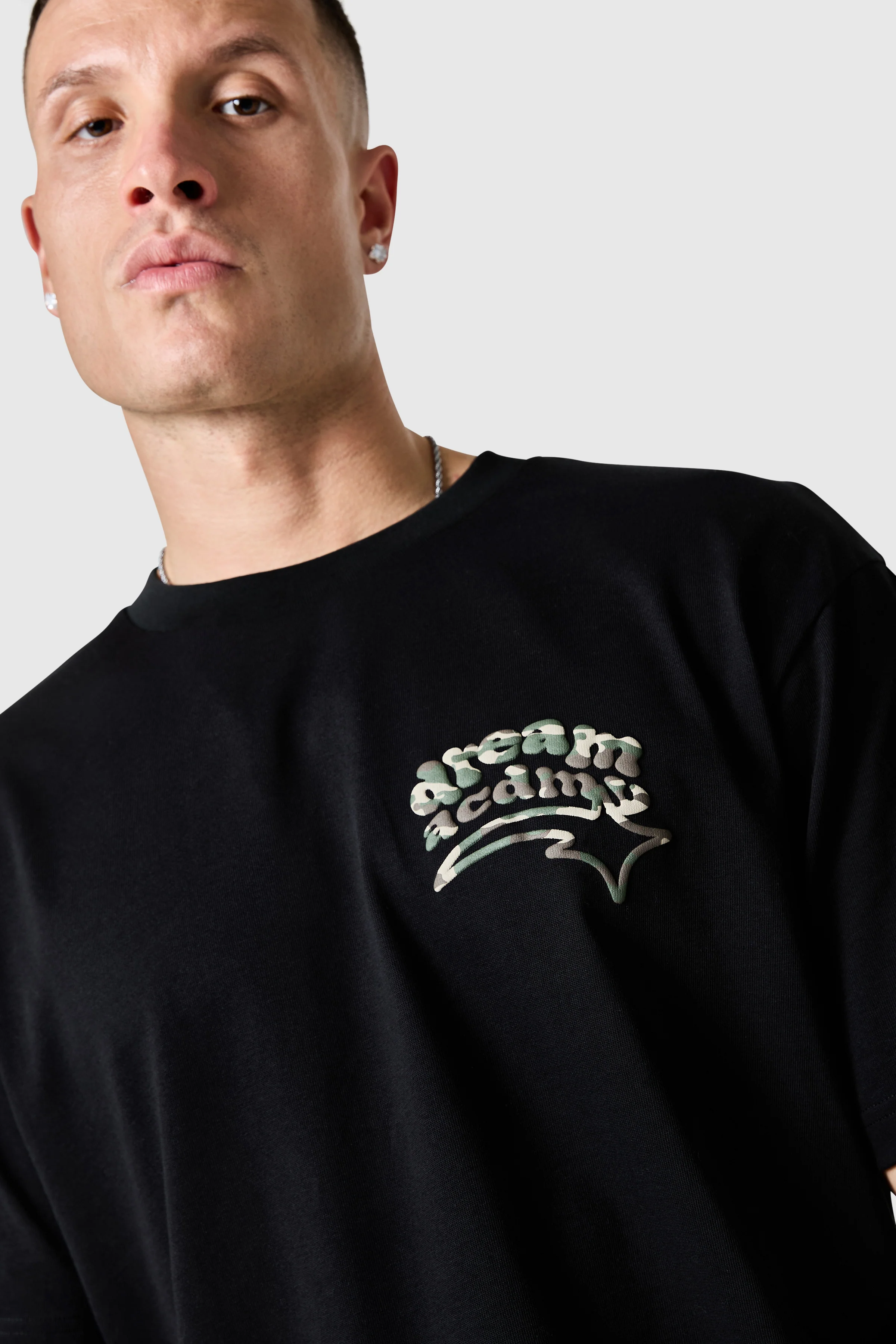 Camo Dream Acdmy Tee - Black - Image 3