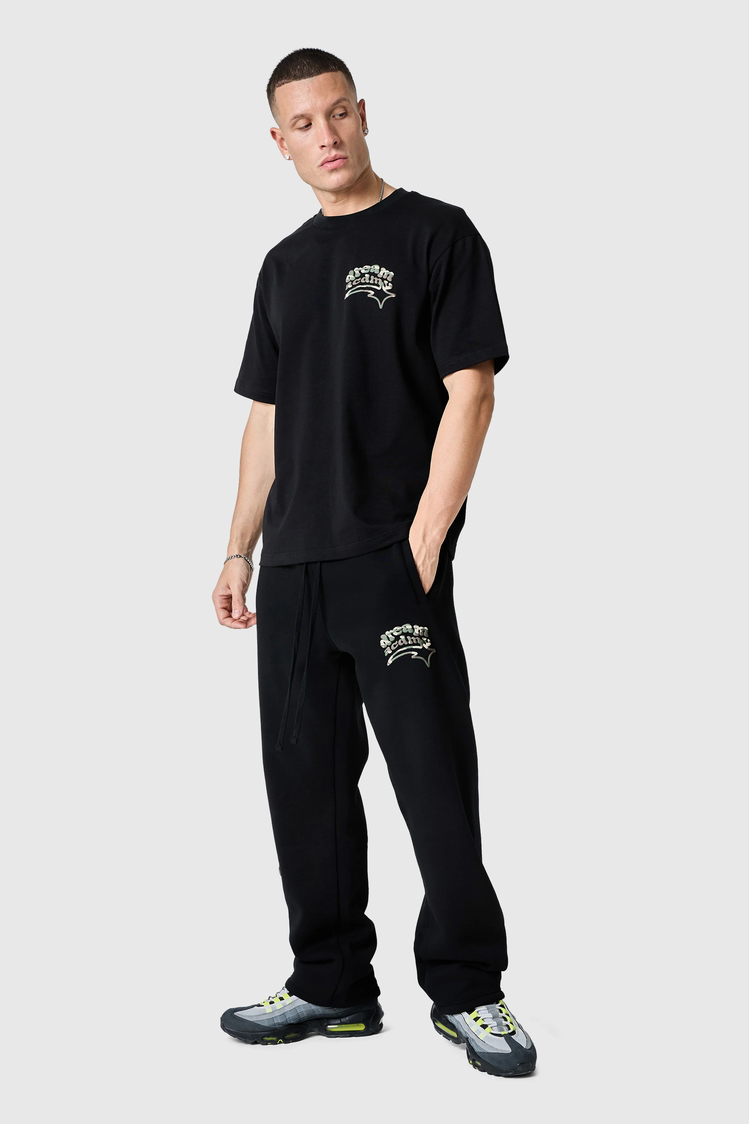 Camo Dream Acdmy Tee - Black - Image 4
