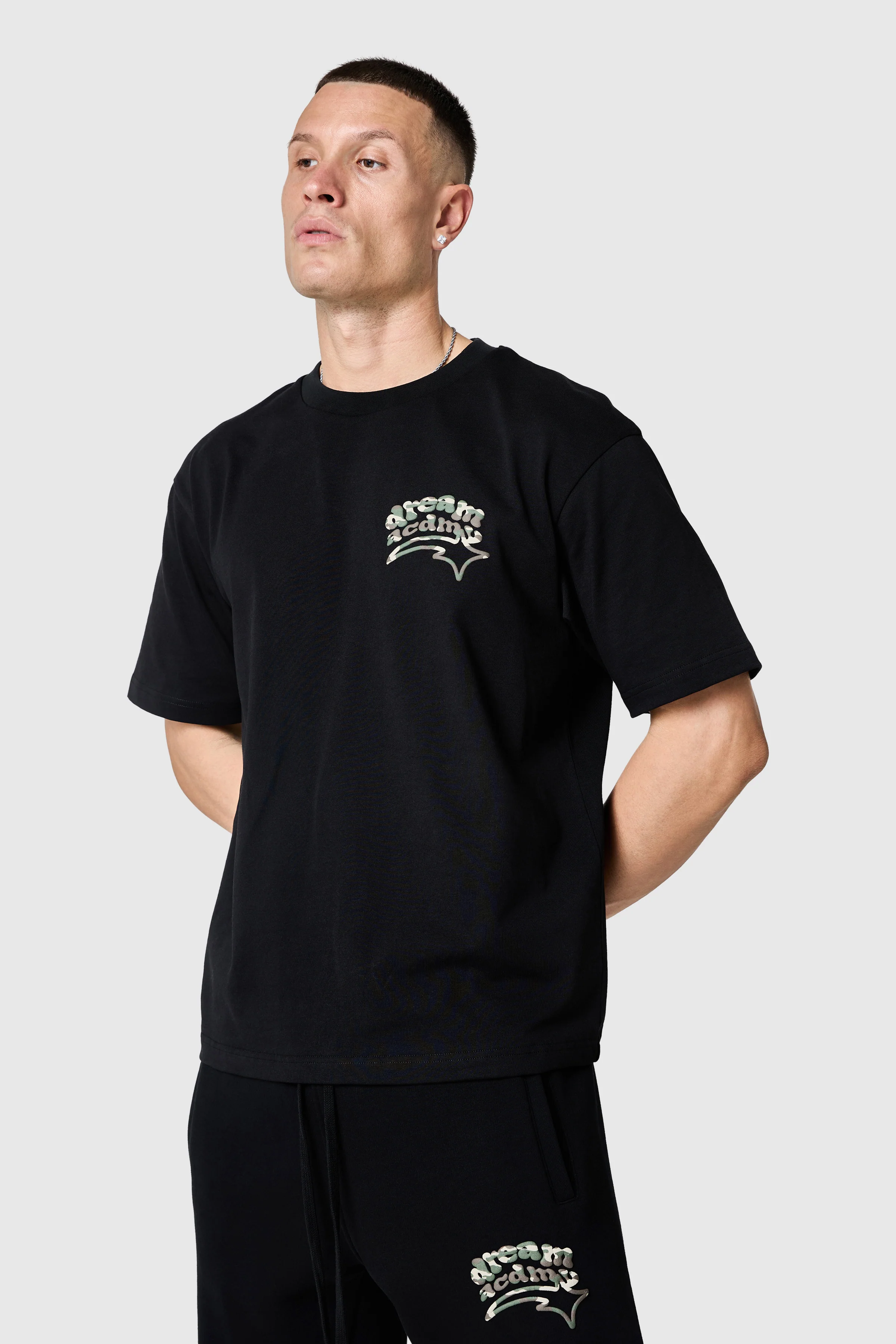 Camo Dream Acdmy Tee - Black - Image 6