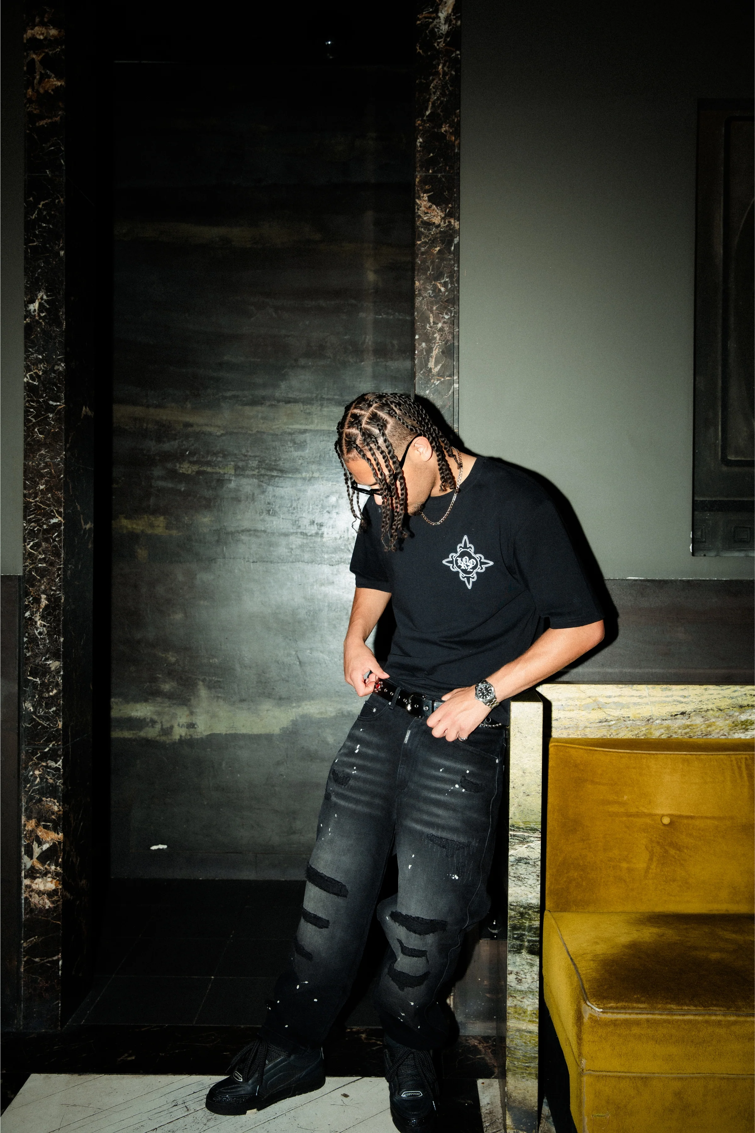 Capri Baggy Jean - Black - Image 4