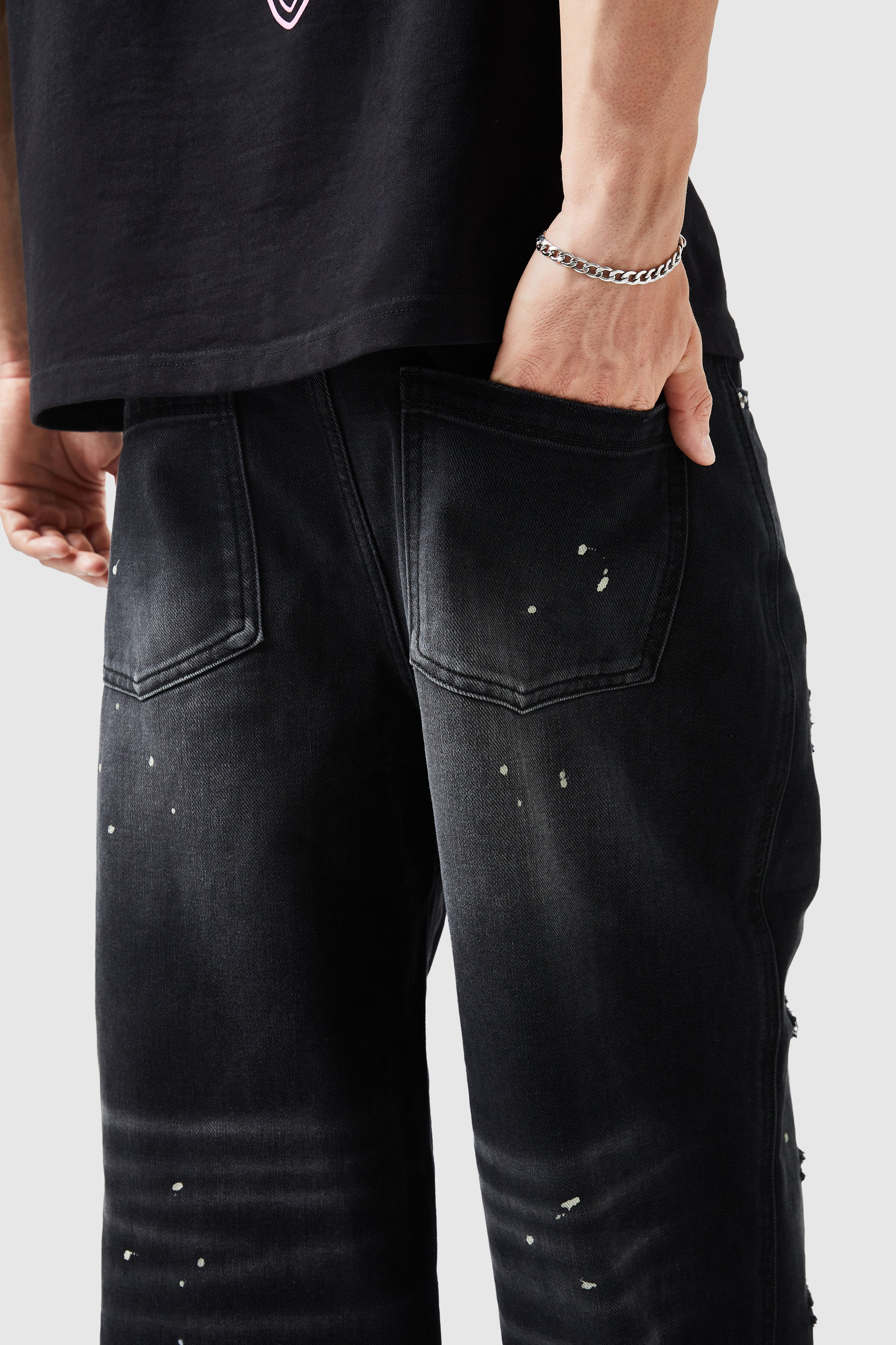 Capri Baggy Jean - Black - Image 6