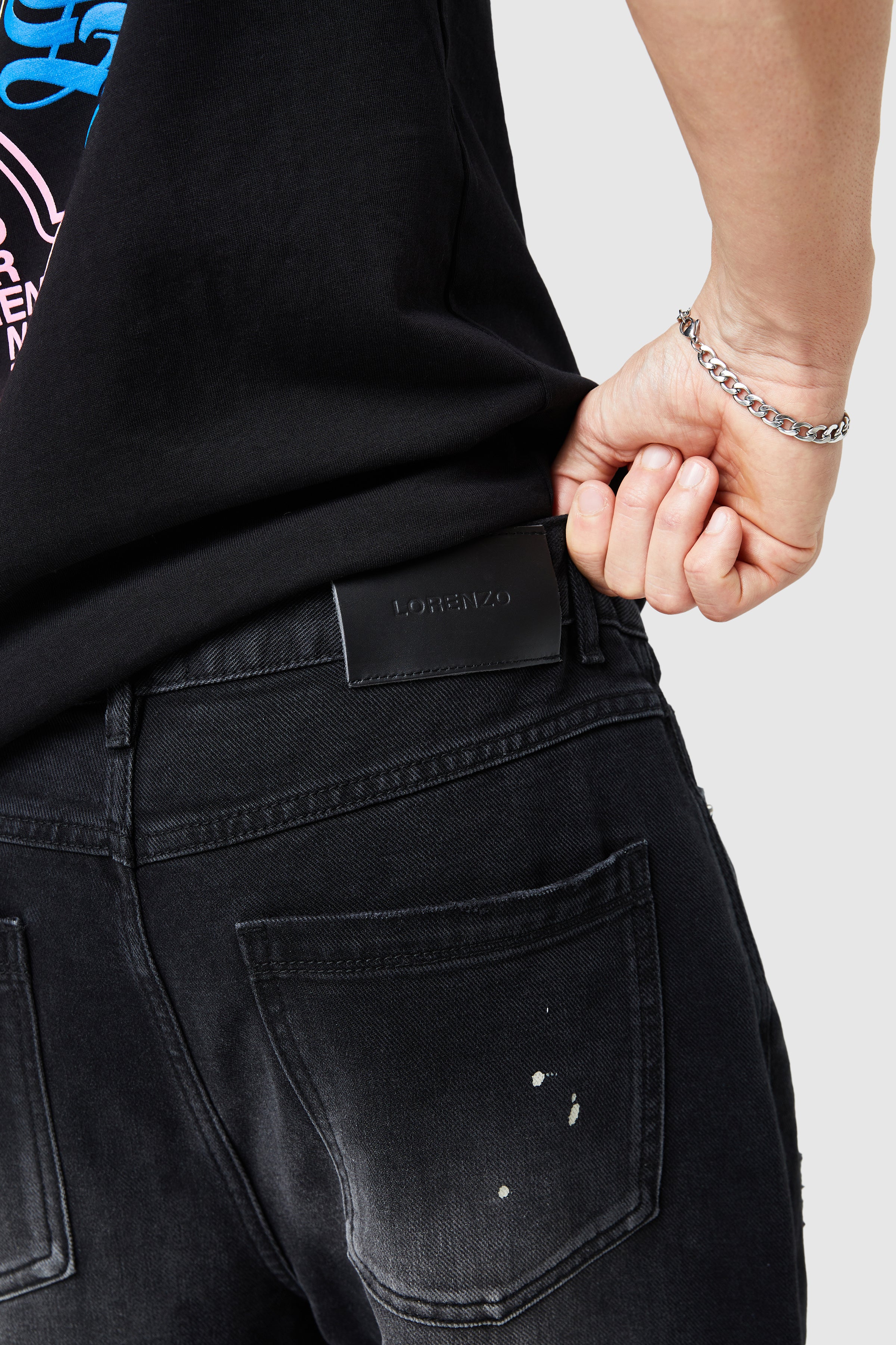 Capri Baggy Jean - Black - Image 7