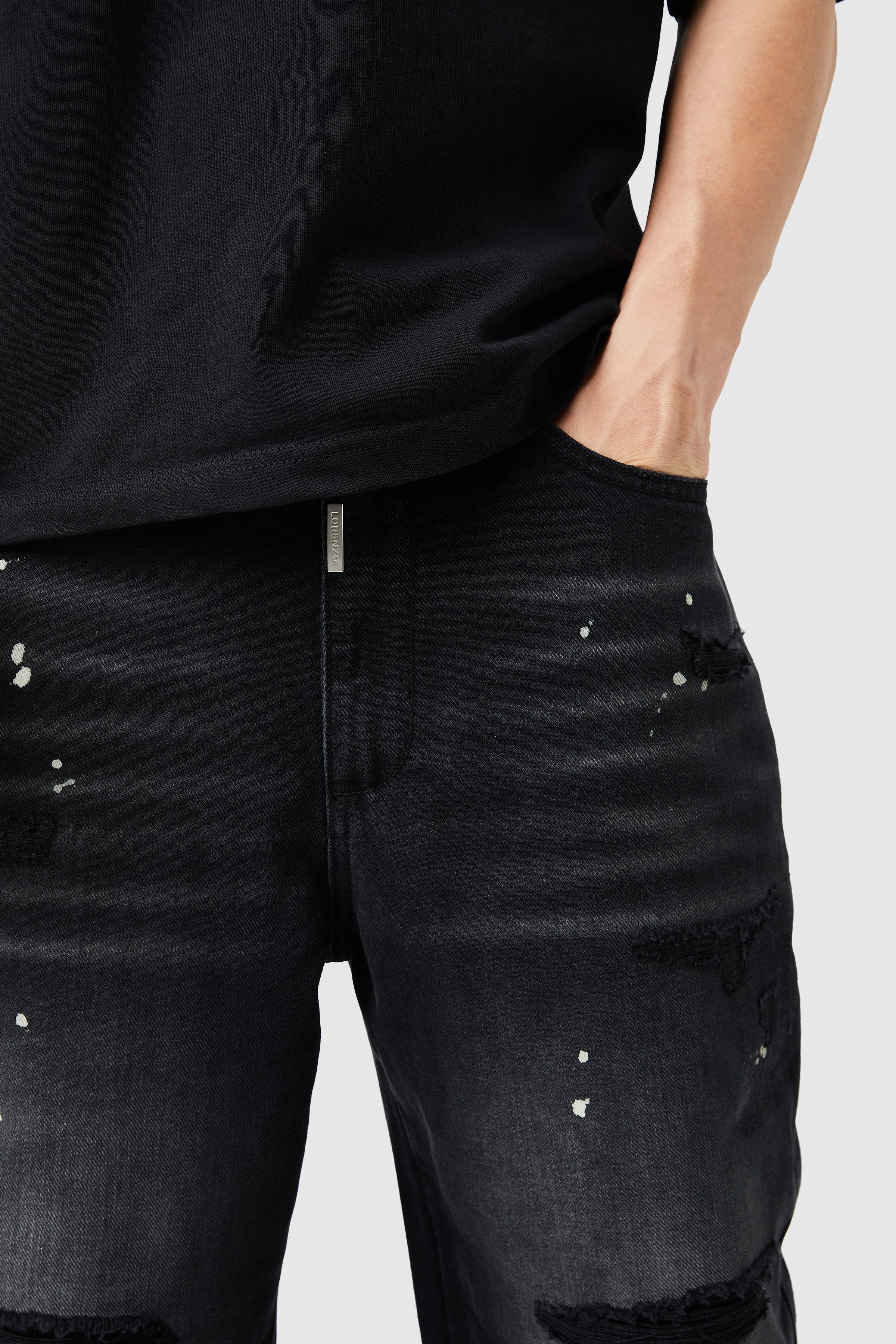 Capri Baggy Jean - Black - Image 8