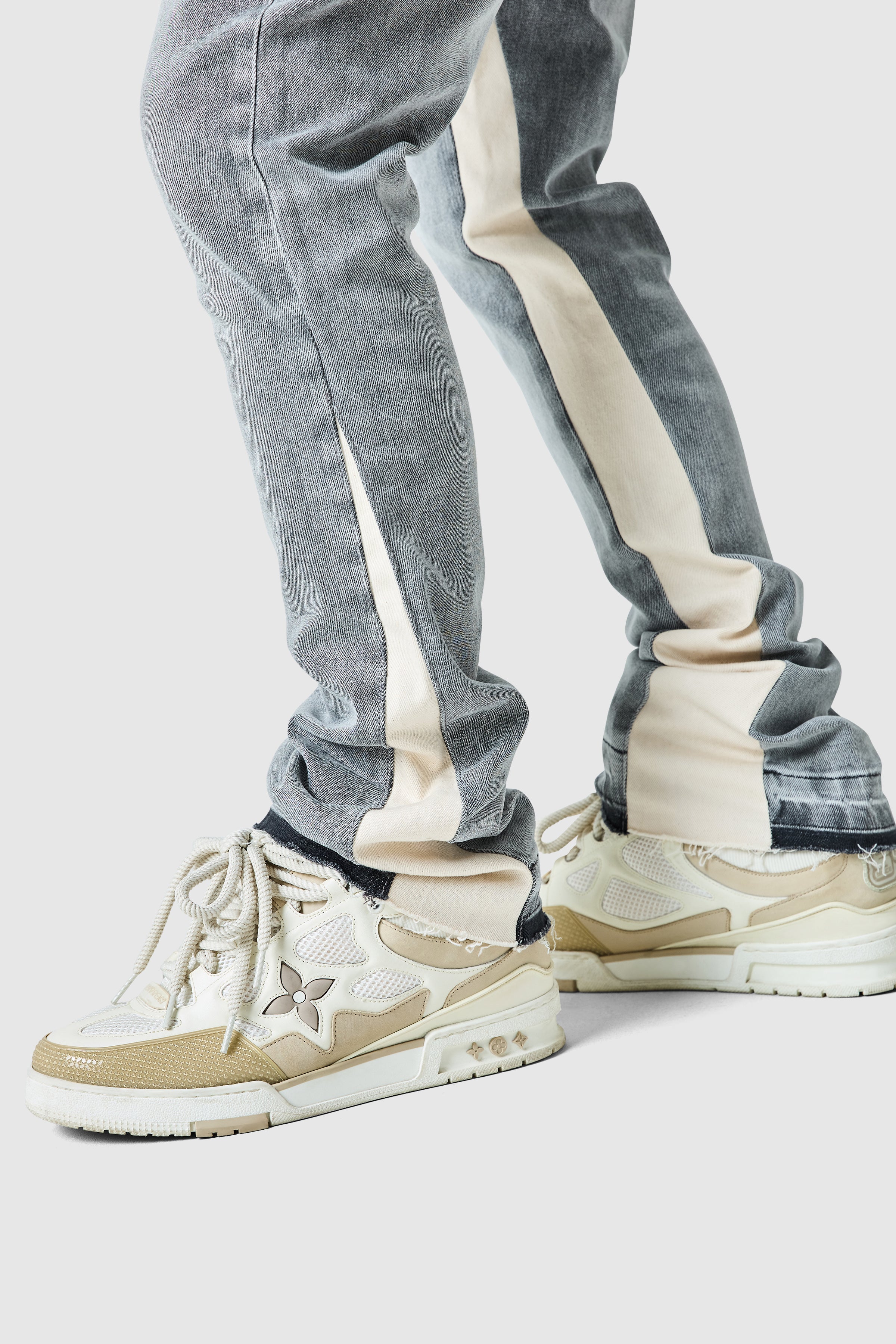 Carlo Flare Jean - Mid Grey - Image 4