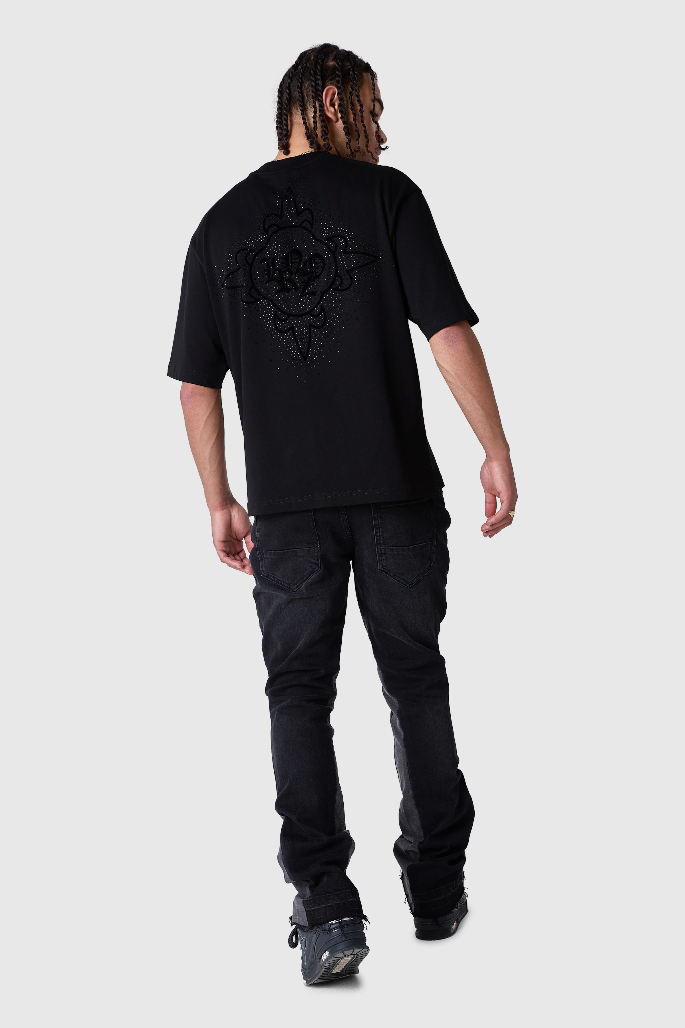 Carlo Flare Jean - Black - Image 7