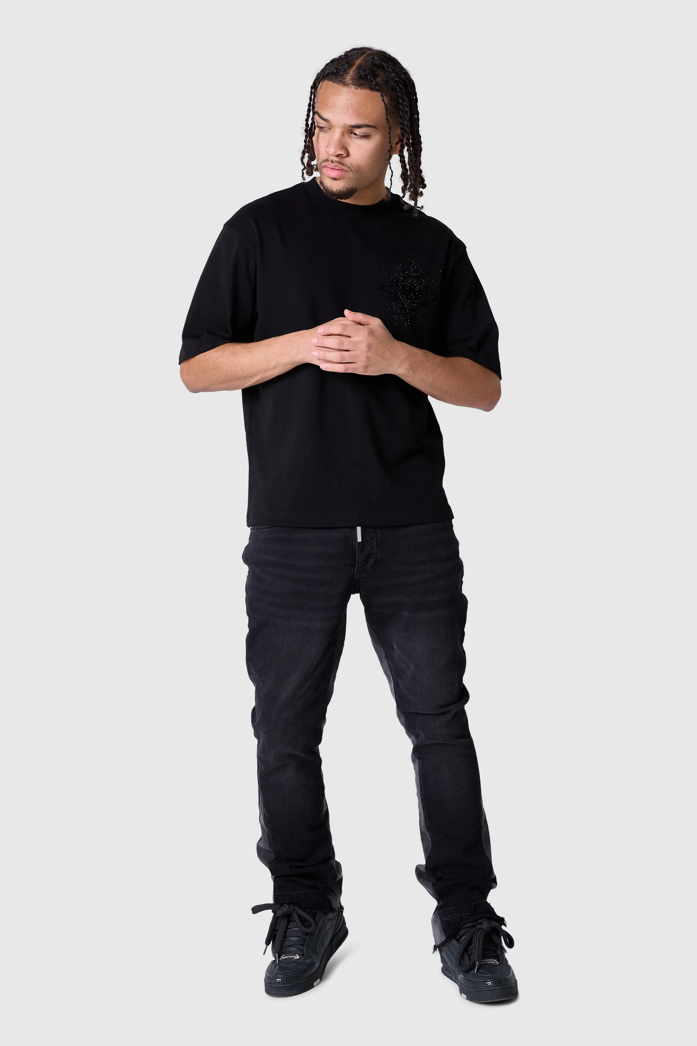 Carlo Flare Jean - Black - Image 8