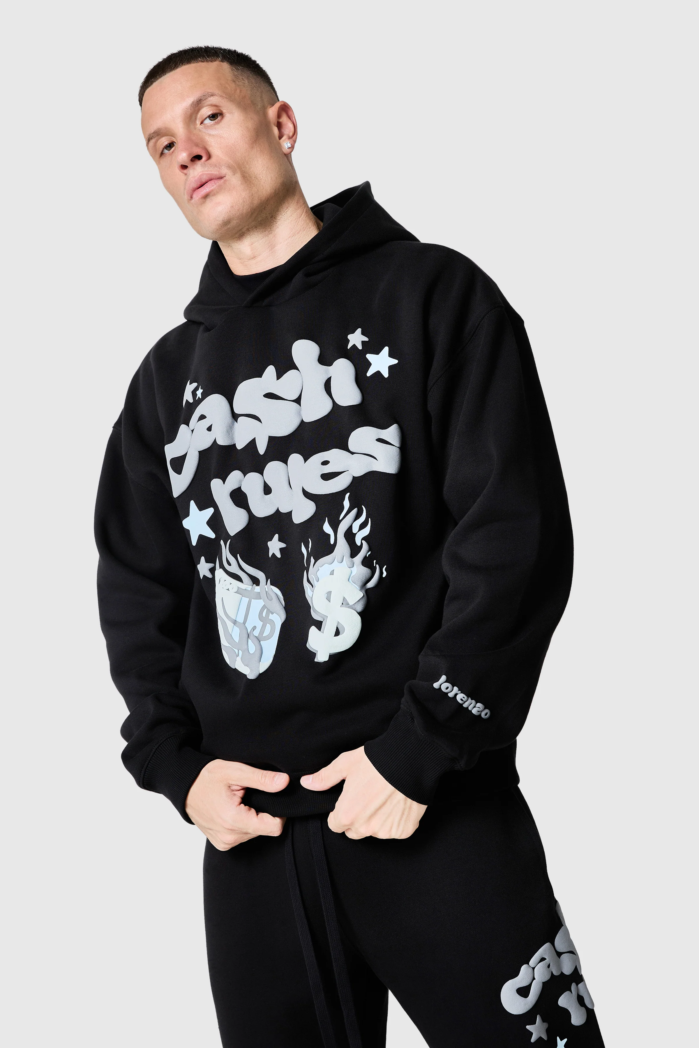 Cash Rules Hood - Black - Image 4