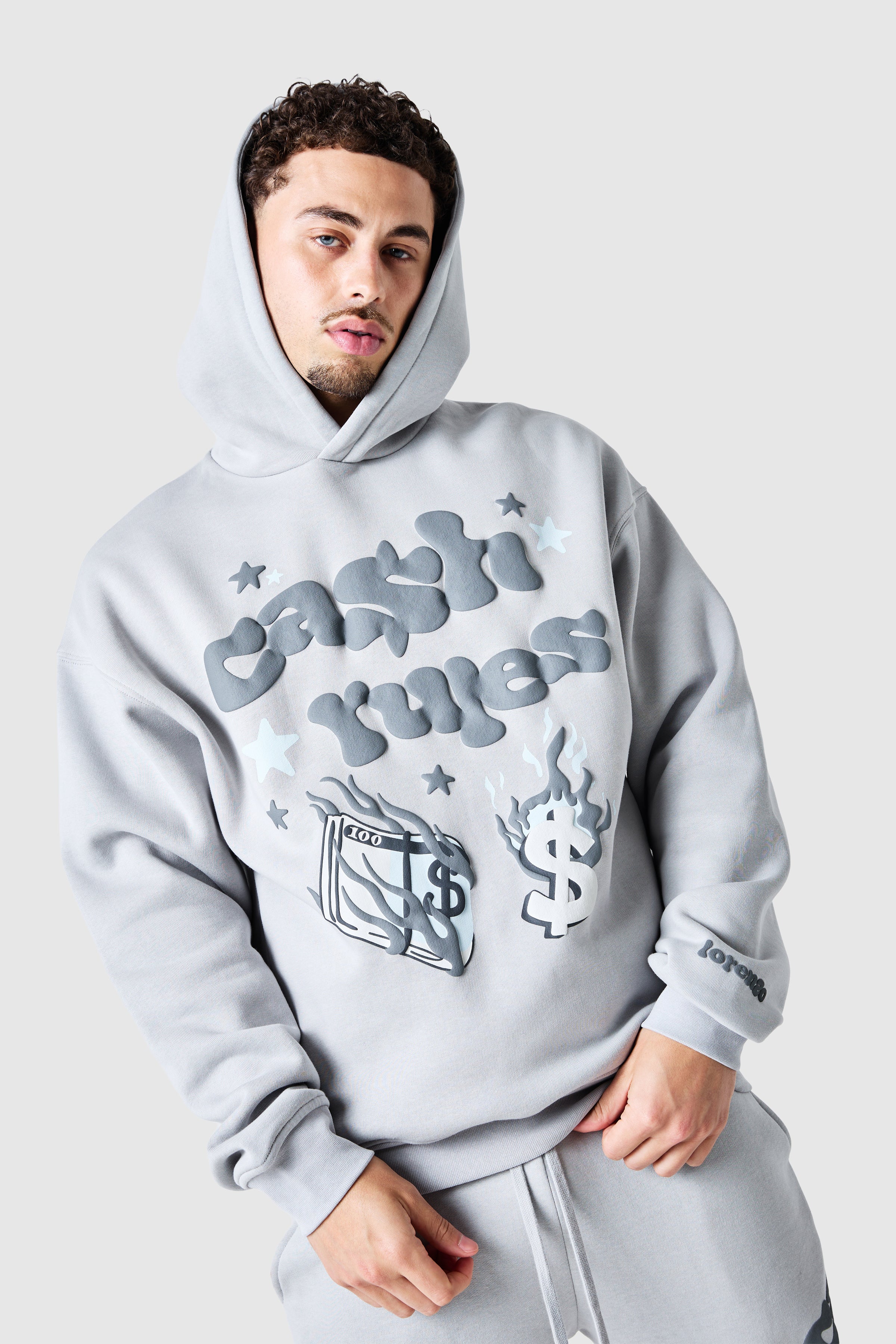 Cash Rules Hood - Lunar Grey - Image 3