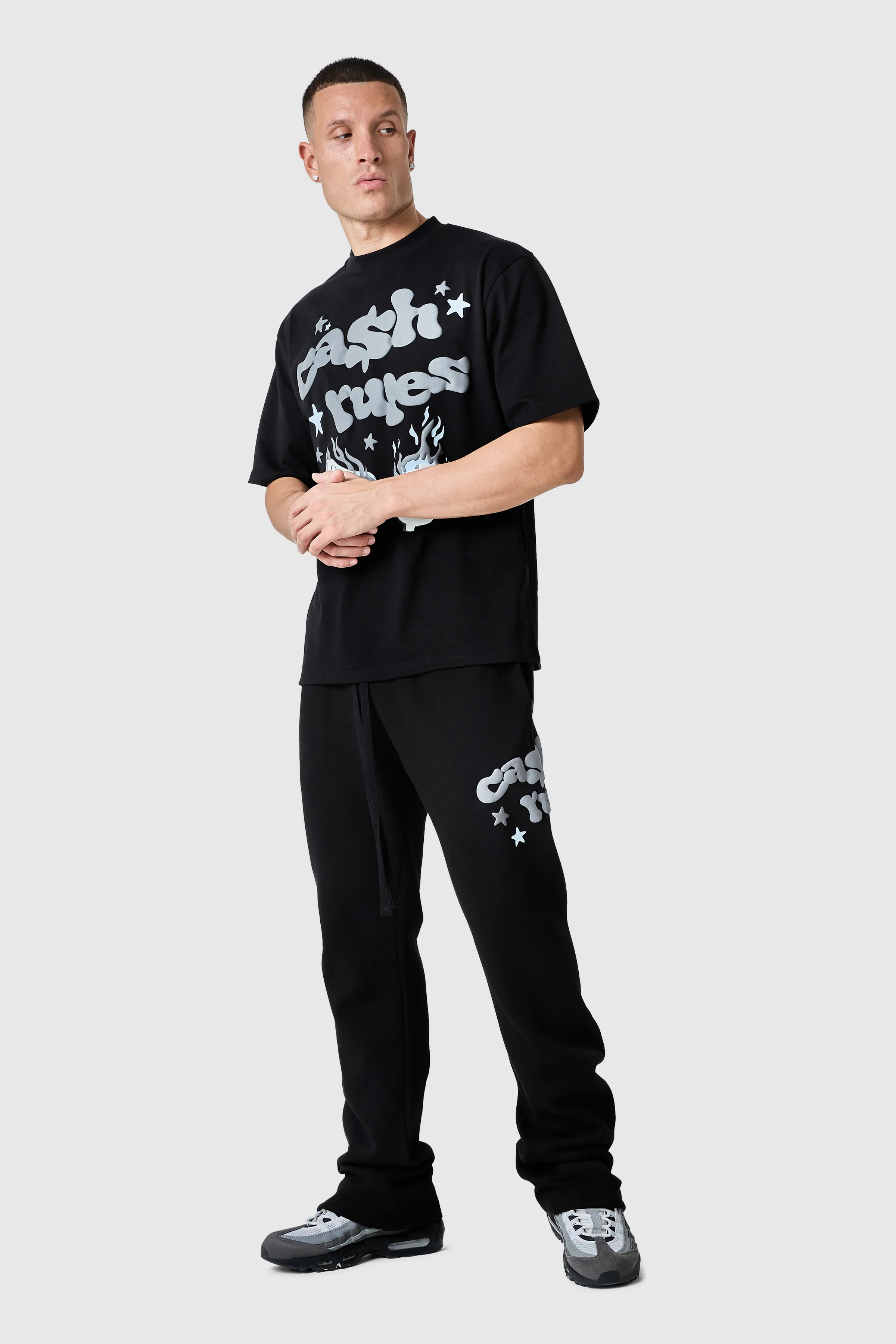 Cash Rules Tee - Black - Image 3