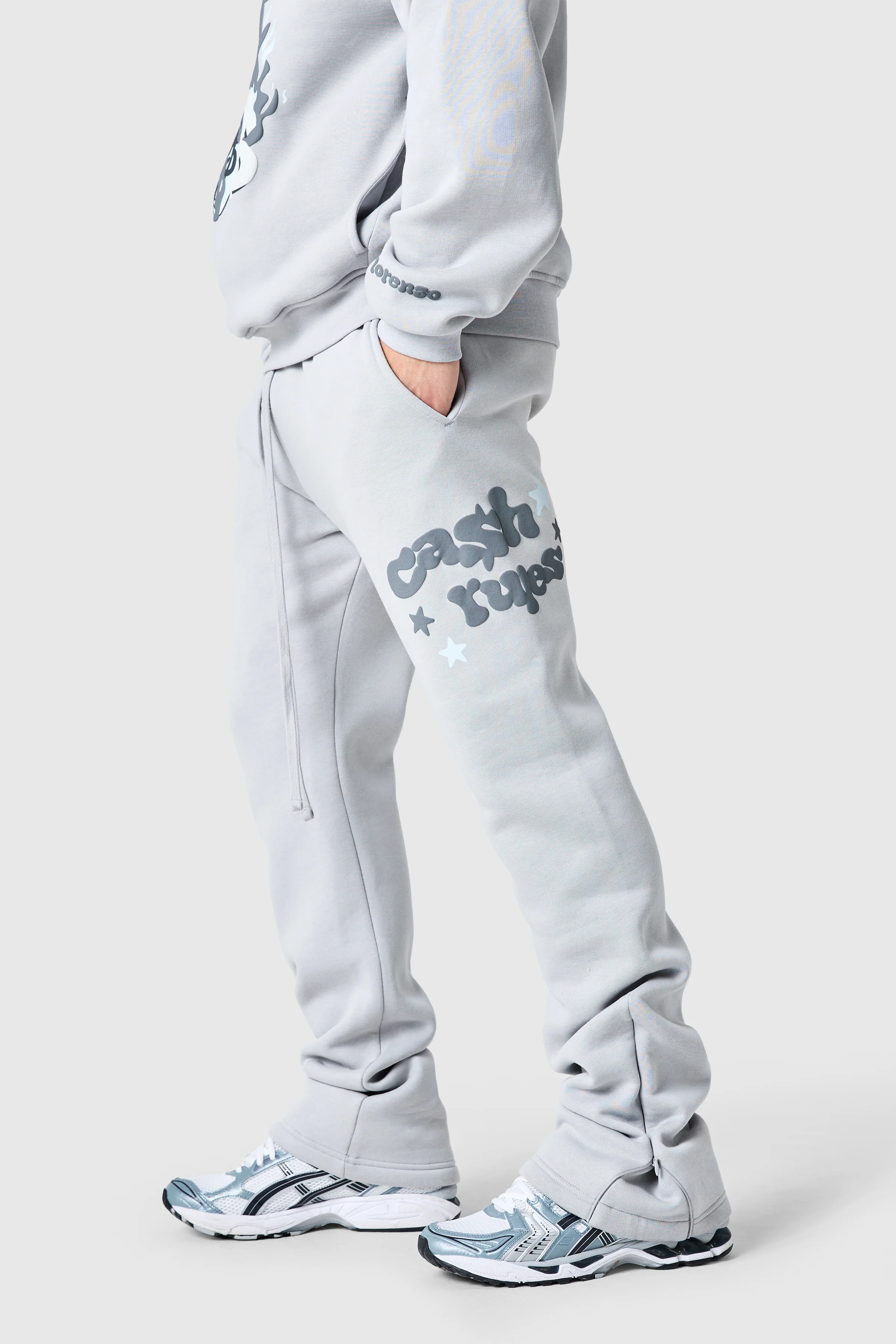 Cash Rules Tracksuit - Lunar Grey - Image 11