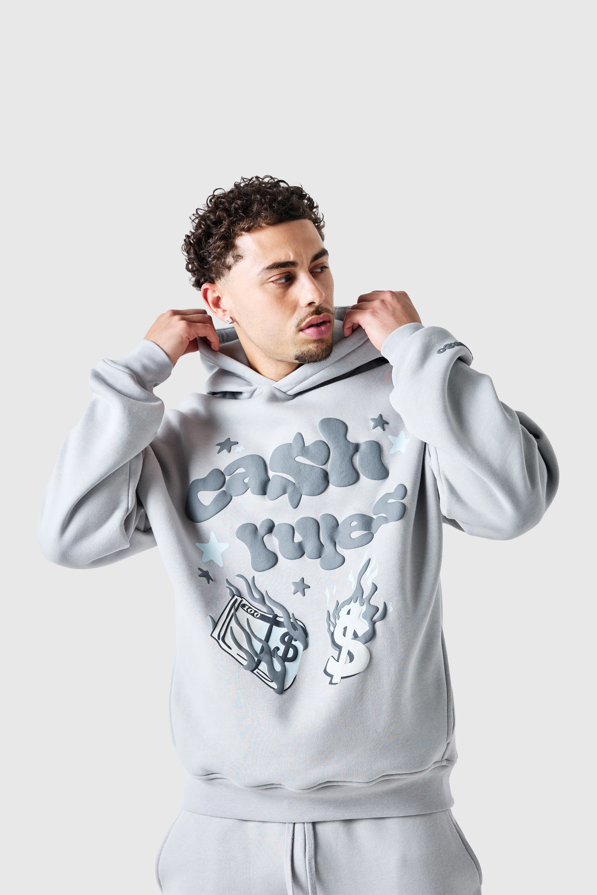 Cash Rules Tracksuit - Lunar Grey - Image 14