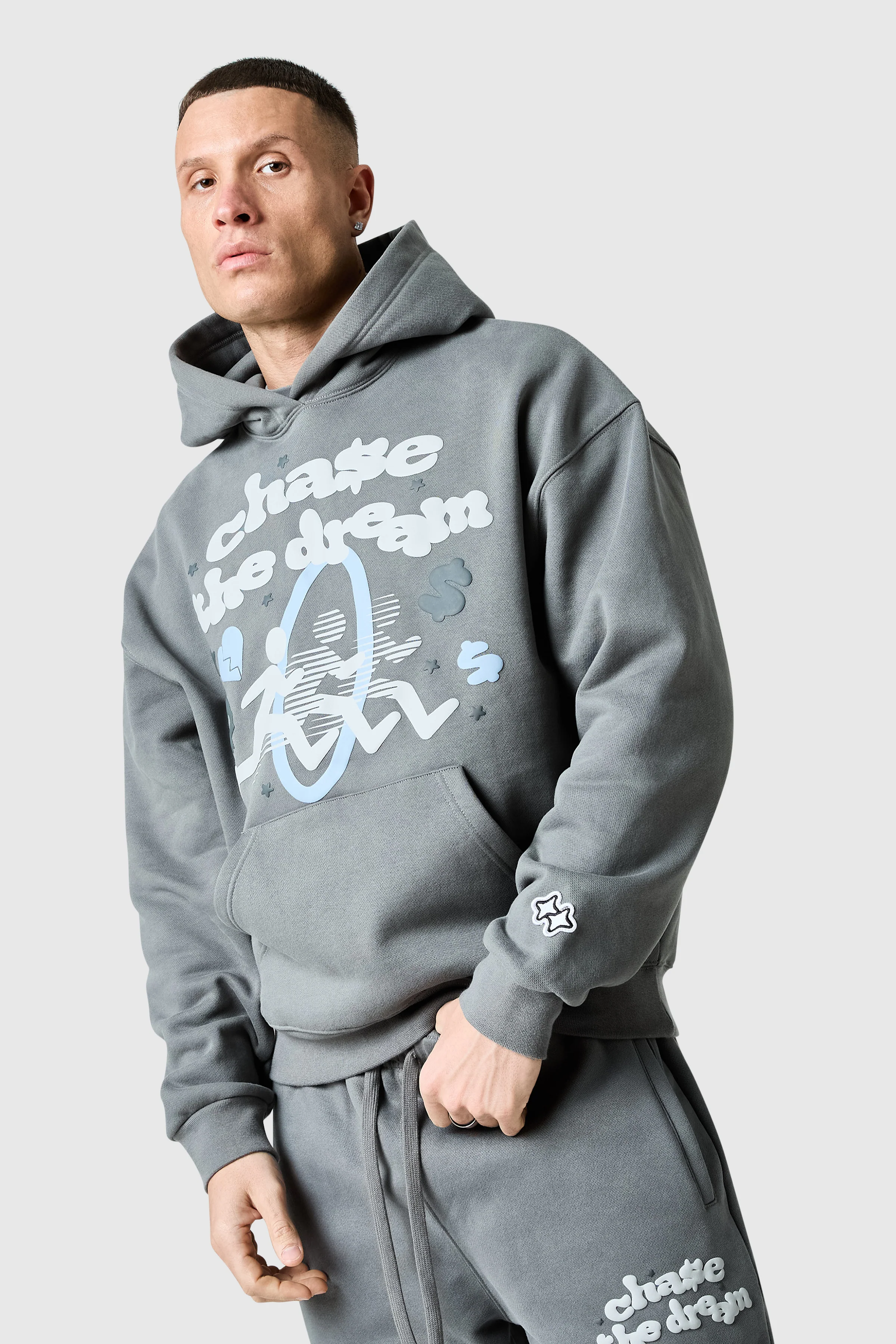 Chase The Dream Tracksuit - Slate Grey - Image 7