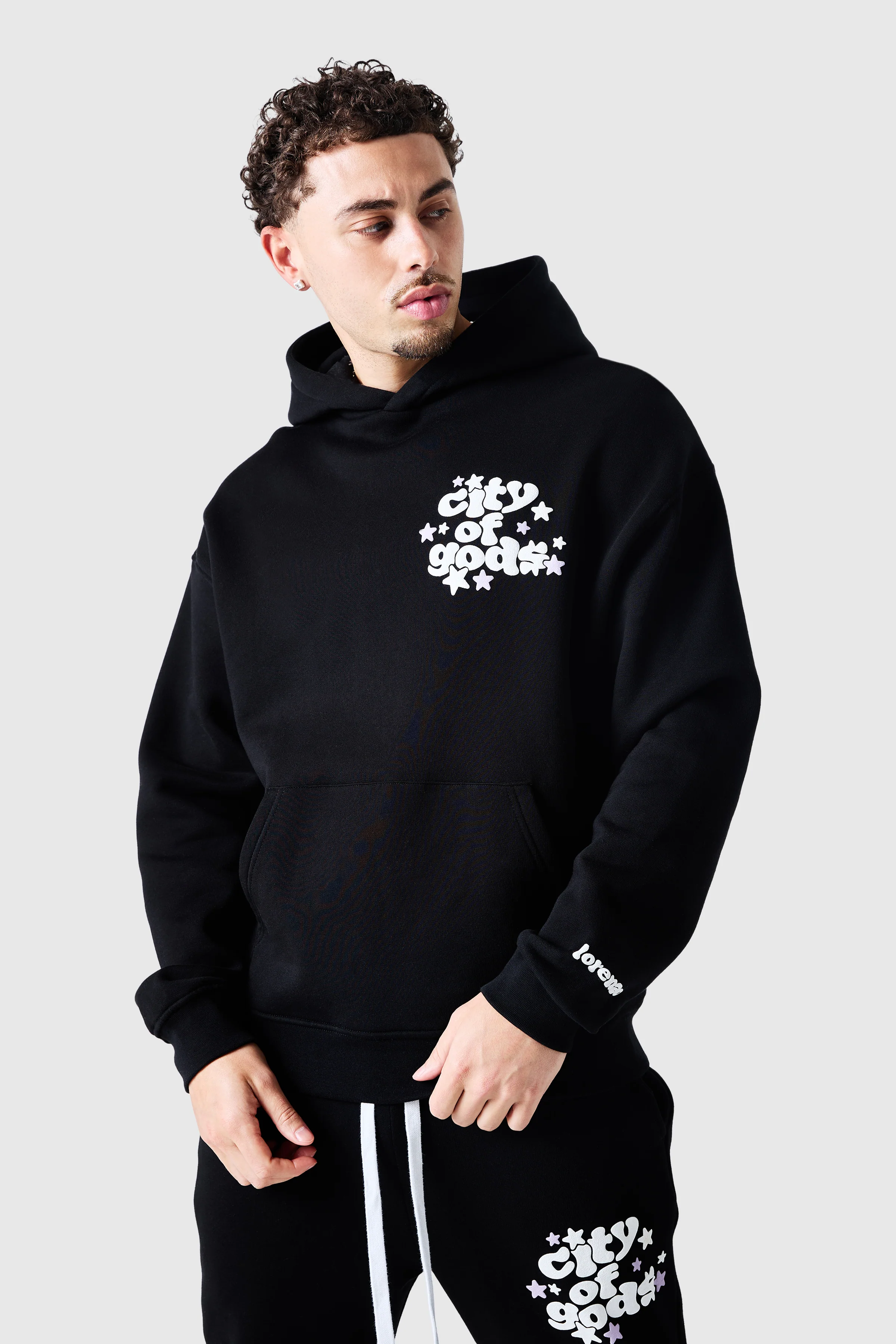 City Of Gods Hood - Black - Image 9