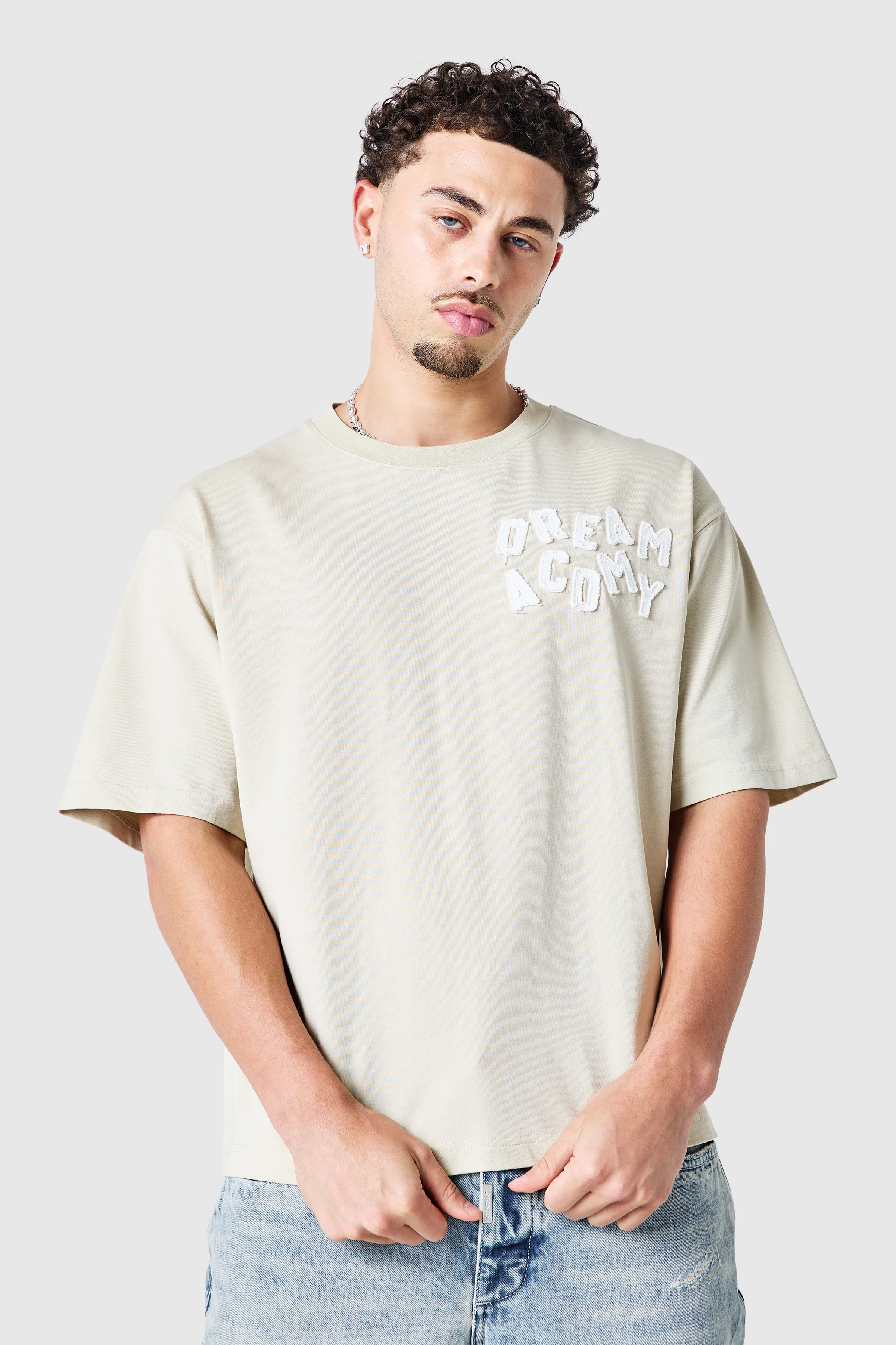 College Tee - Sandstone - Image 3