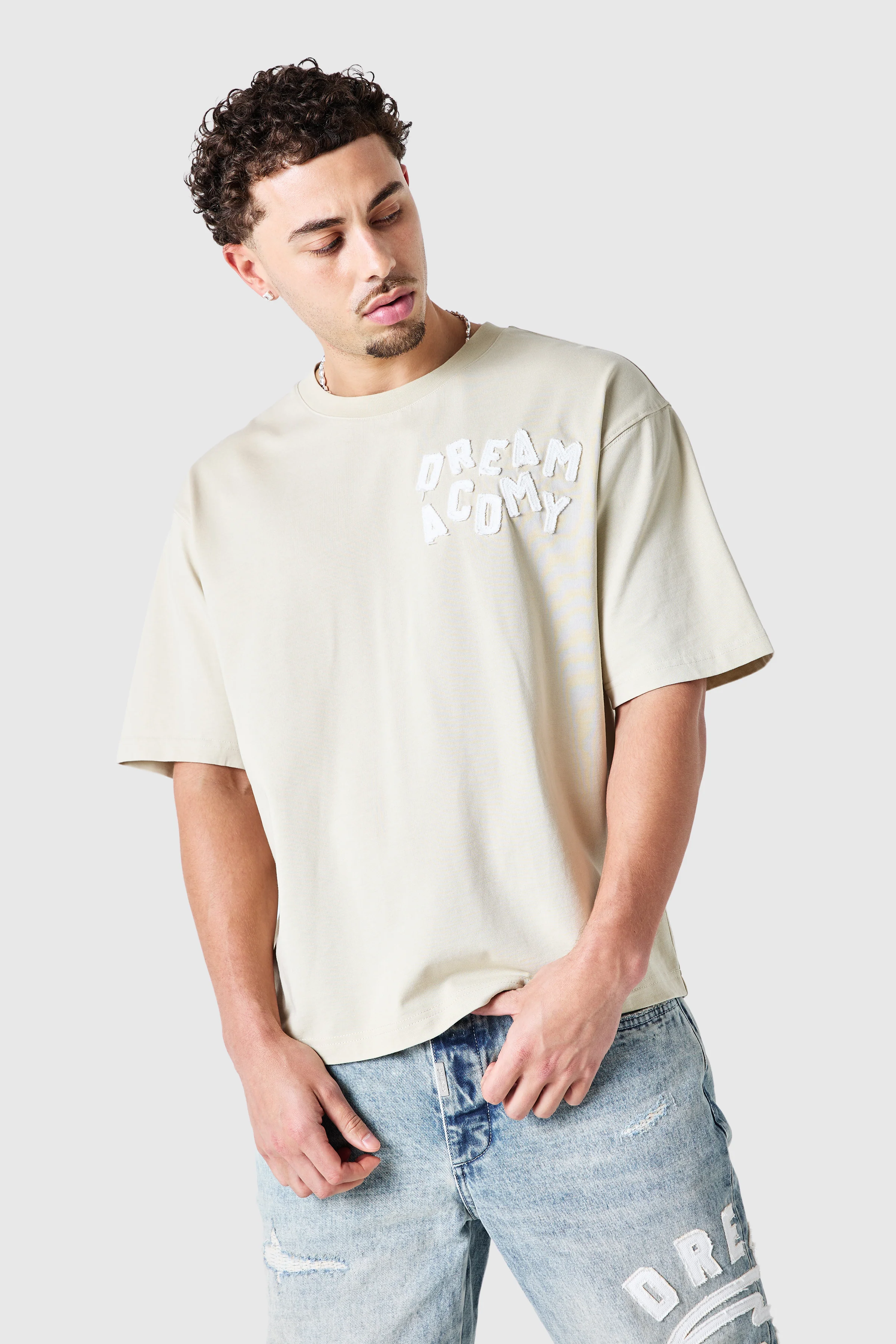 College Tee - Sandstone - Image 5
