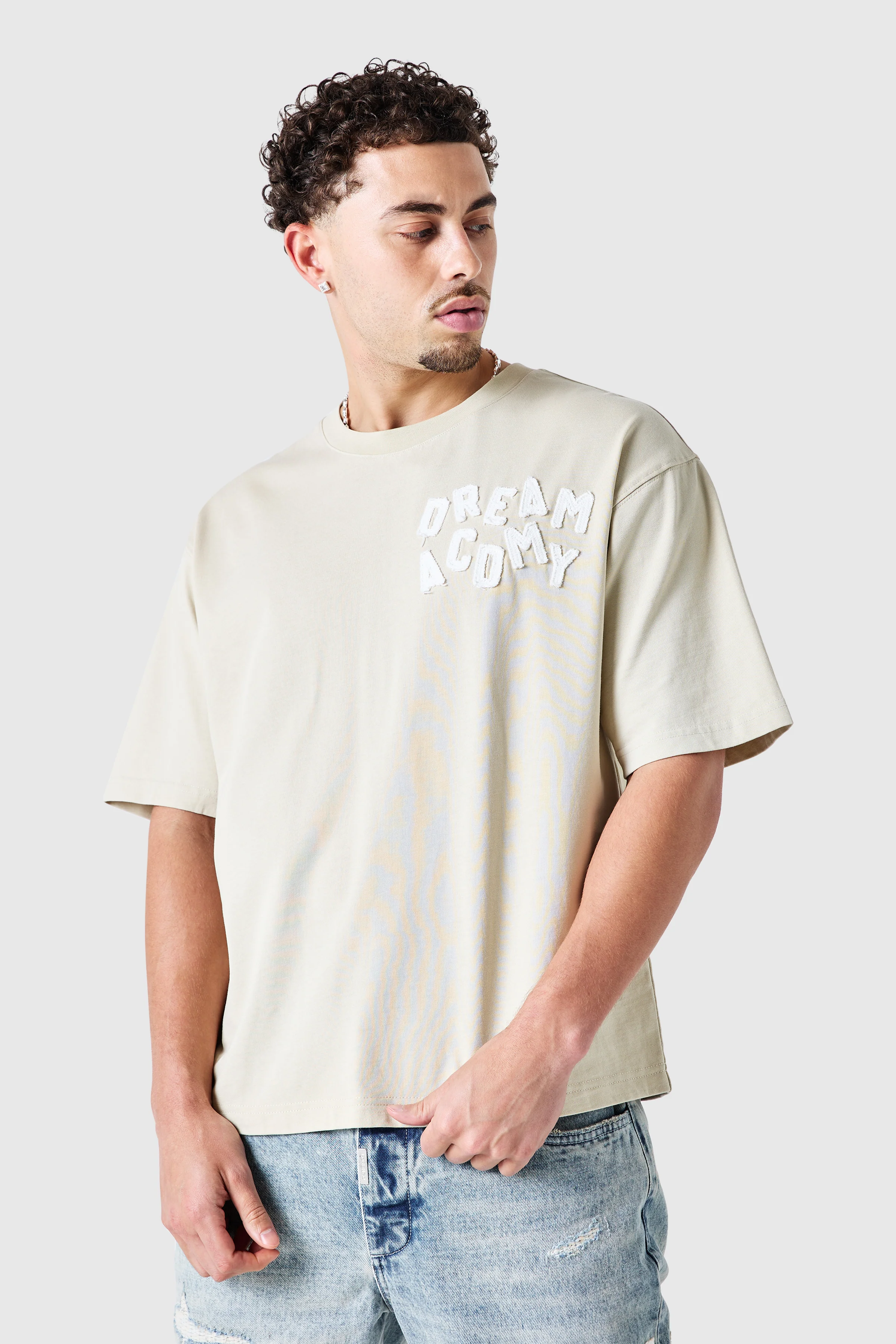 College Tee - Sandstone - Image 7