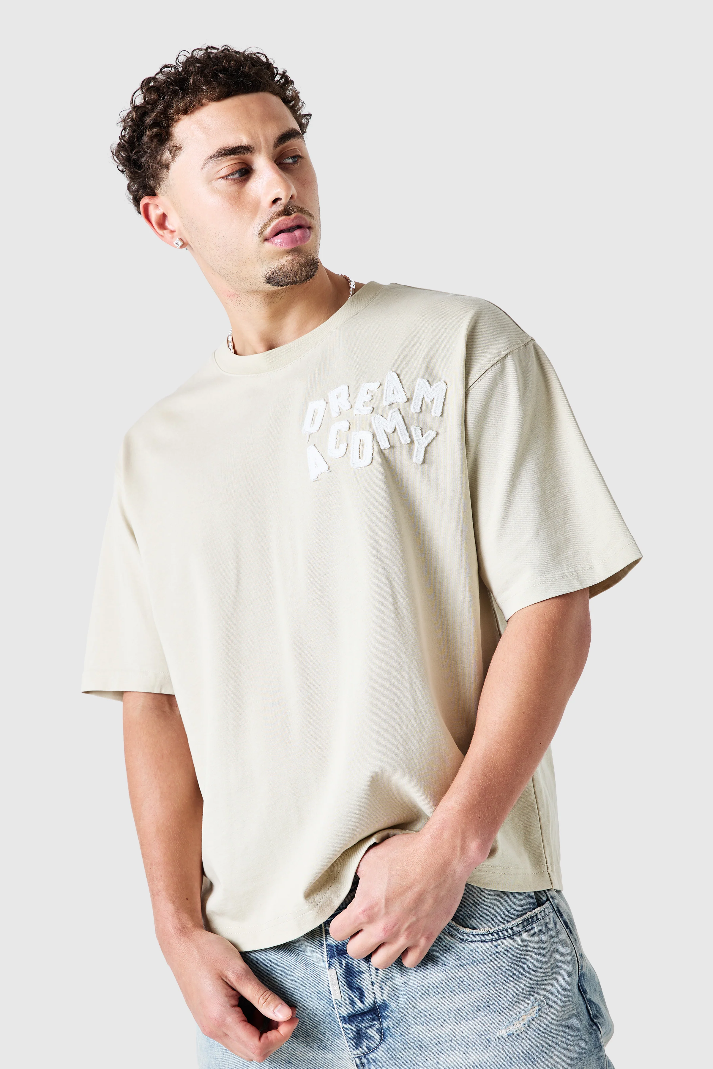 College Tee - Sandstone - Image 9