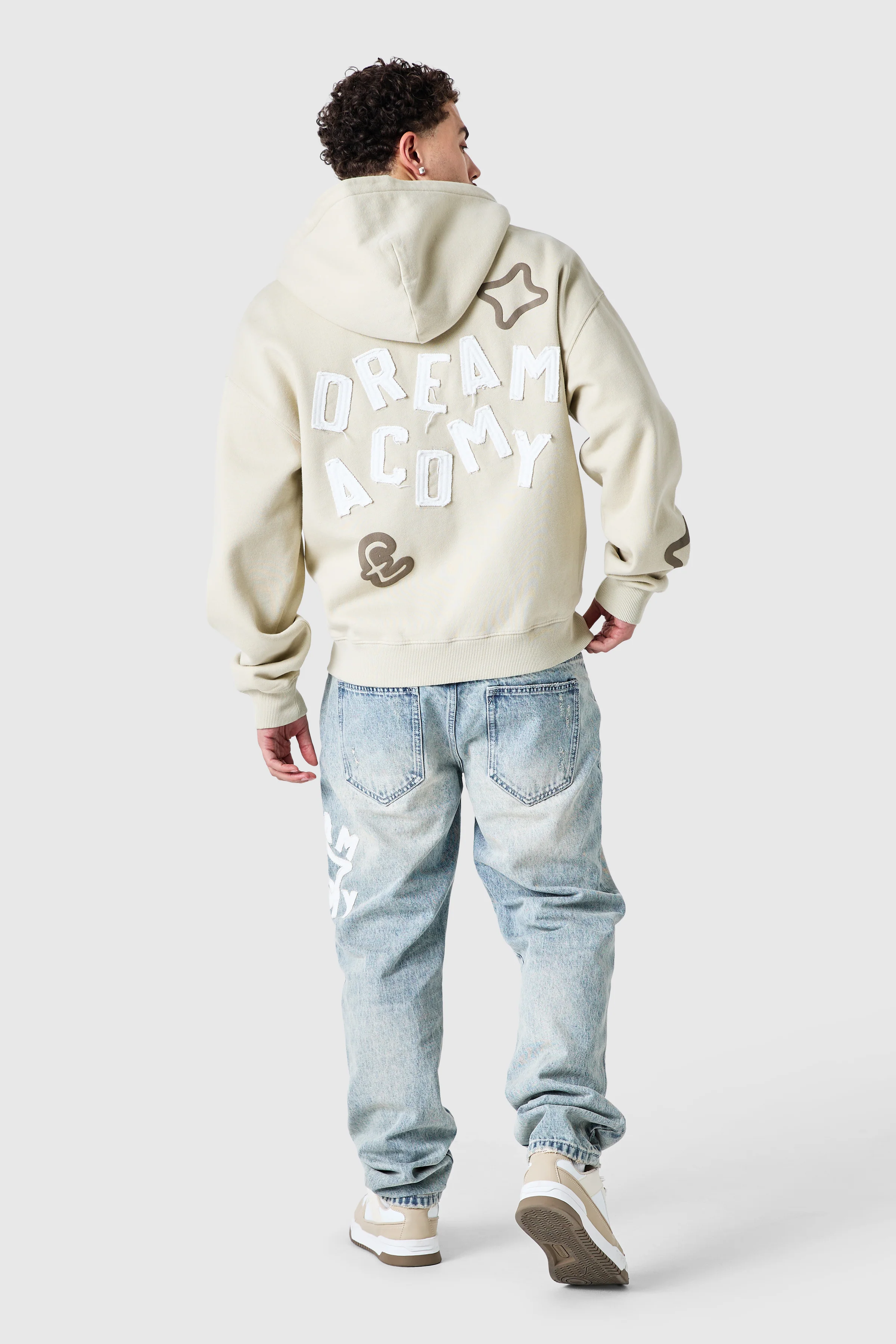 College Zip Hood - Sandstone - Image 9