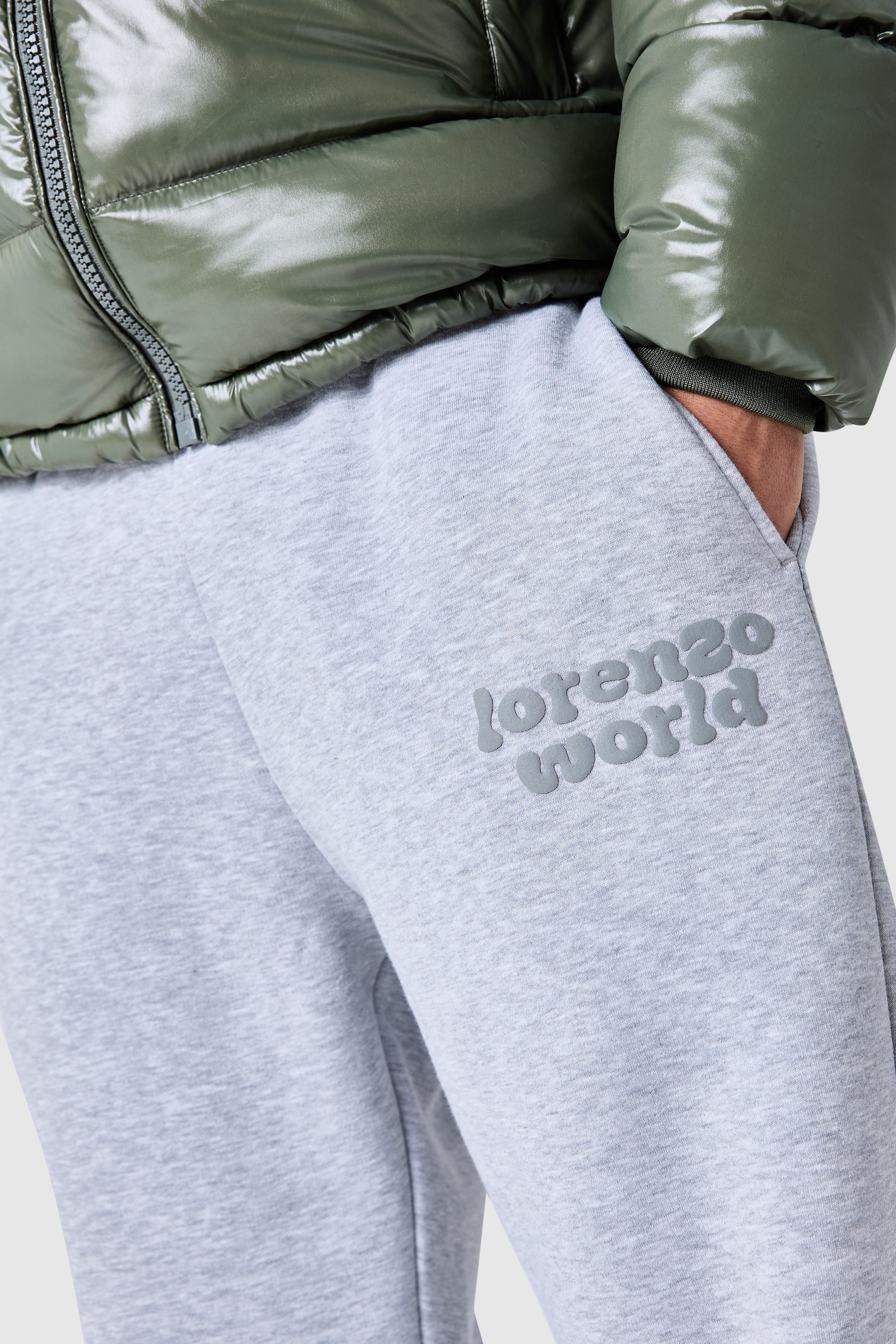LW Core Jogger - Grey Marl - Image 3