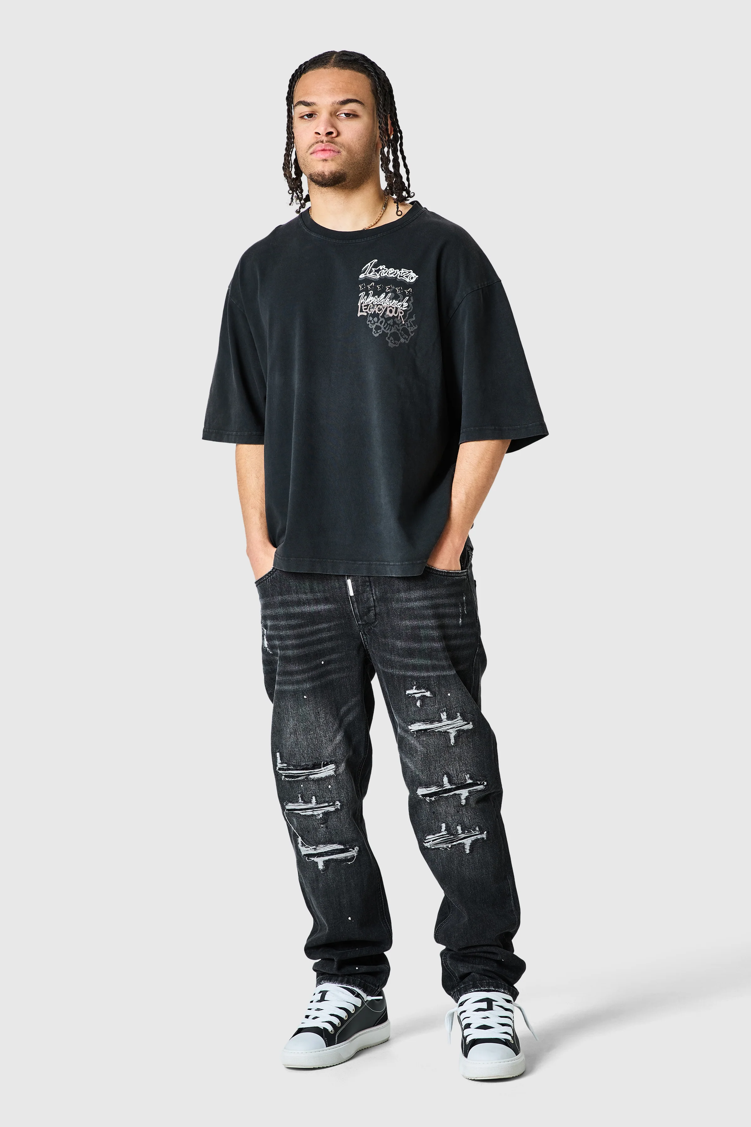 Dillon Relaxed Jean - Washed Black - Image 4