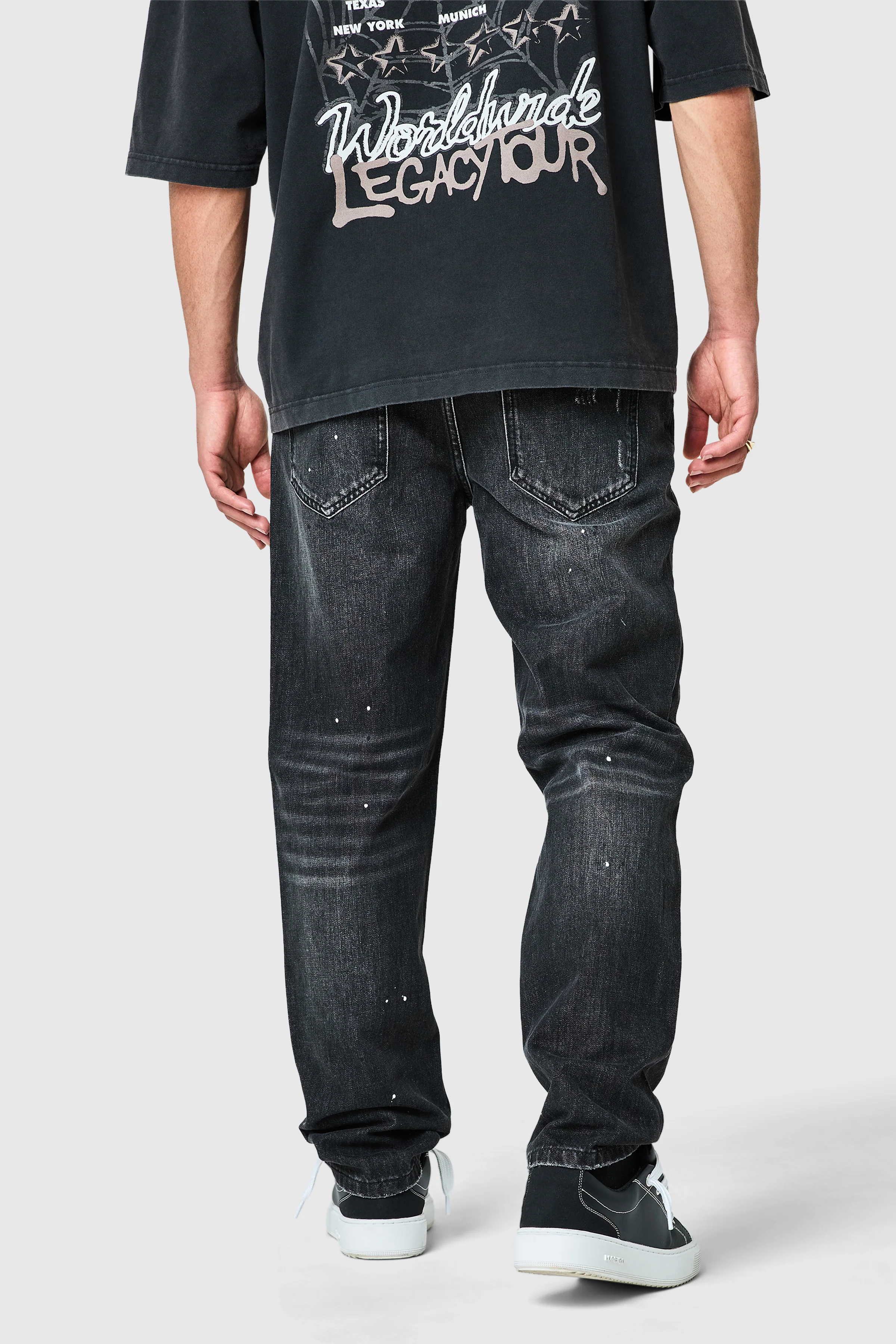 Dillon Relaxed Jean - Washed Black - Image 5