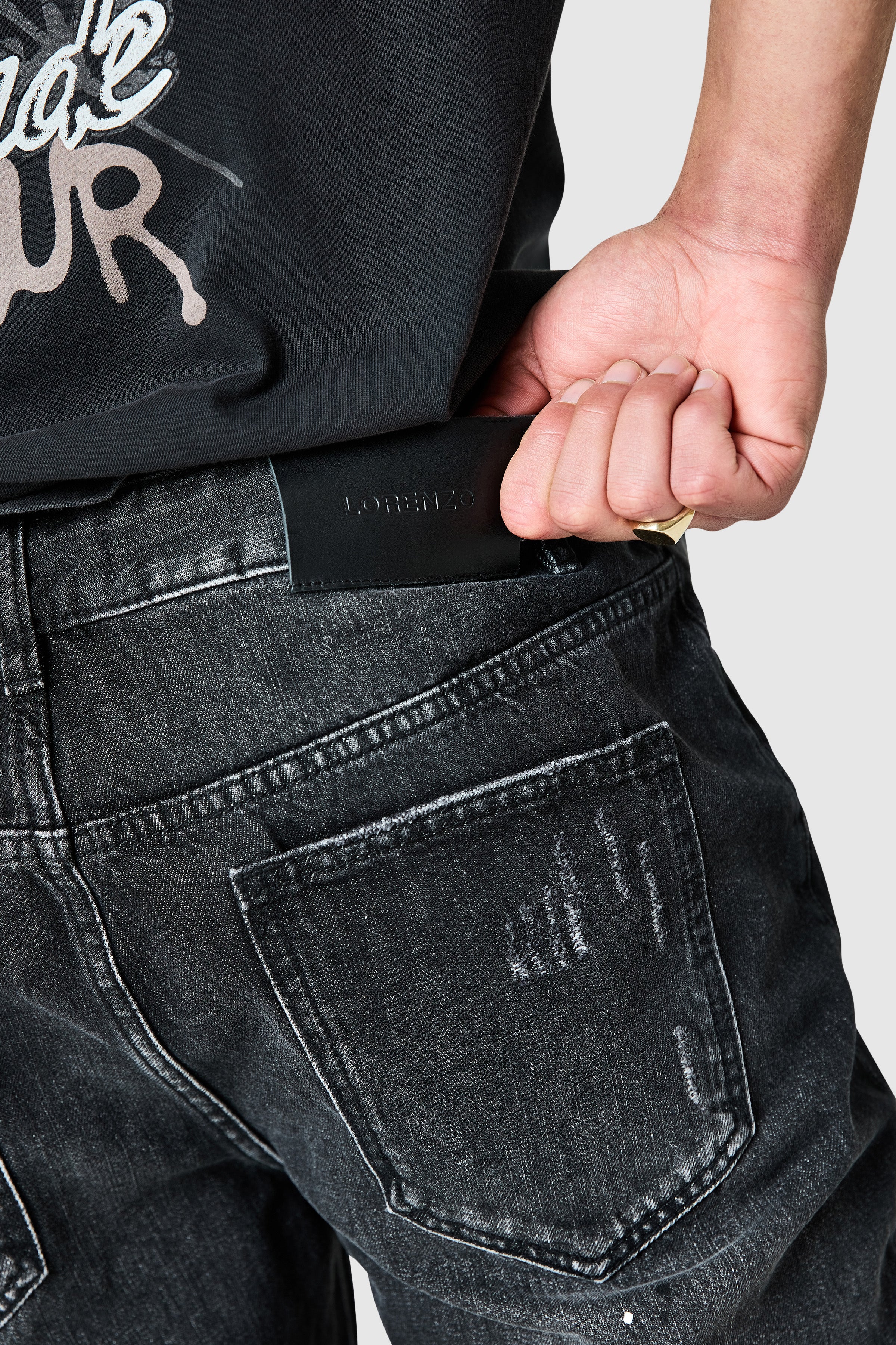 Dillon Relaxed Jean - Washed Black - Image 6