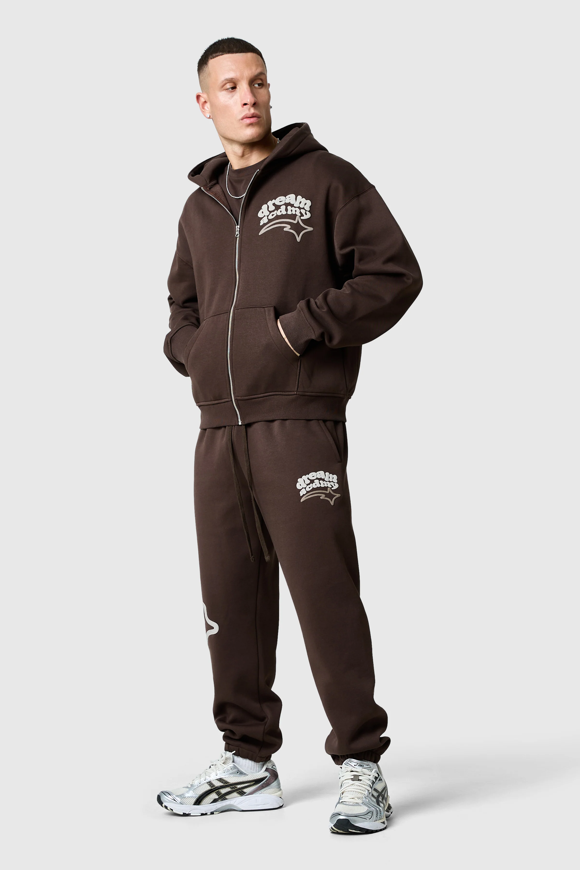 Dream Acdmy Zip Hood - Rich Brown - Image 3