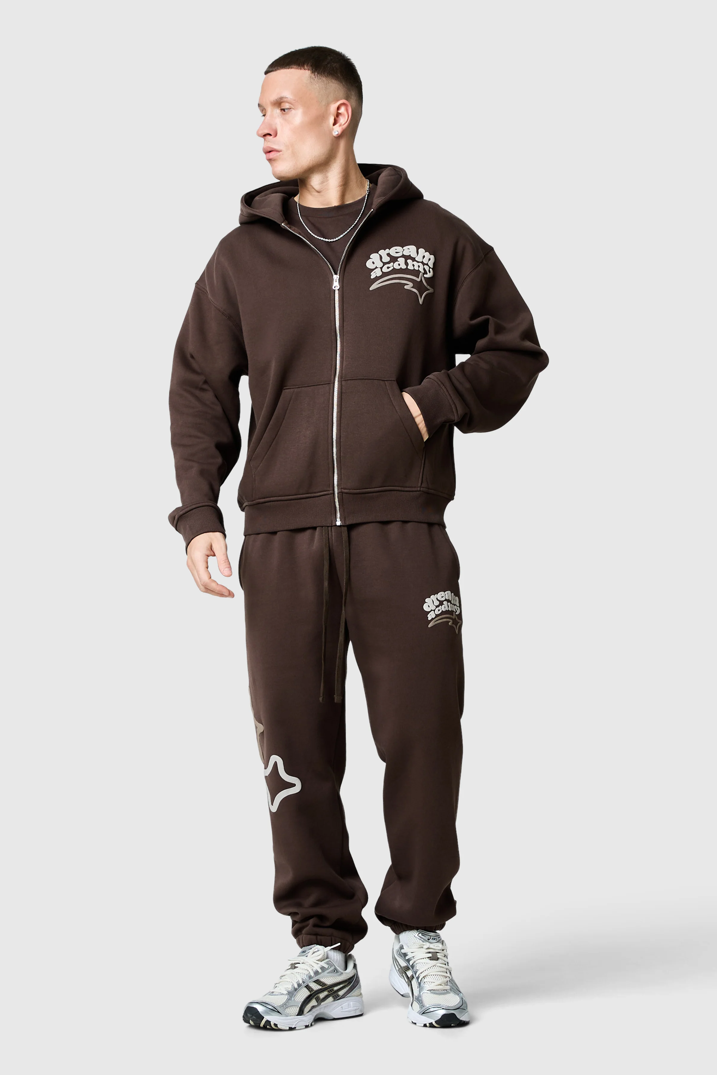Dream Acdmy Zip Hood - Rich Brown - Image 8