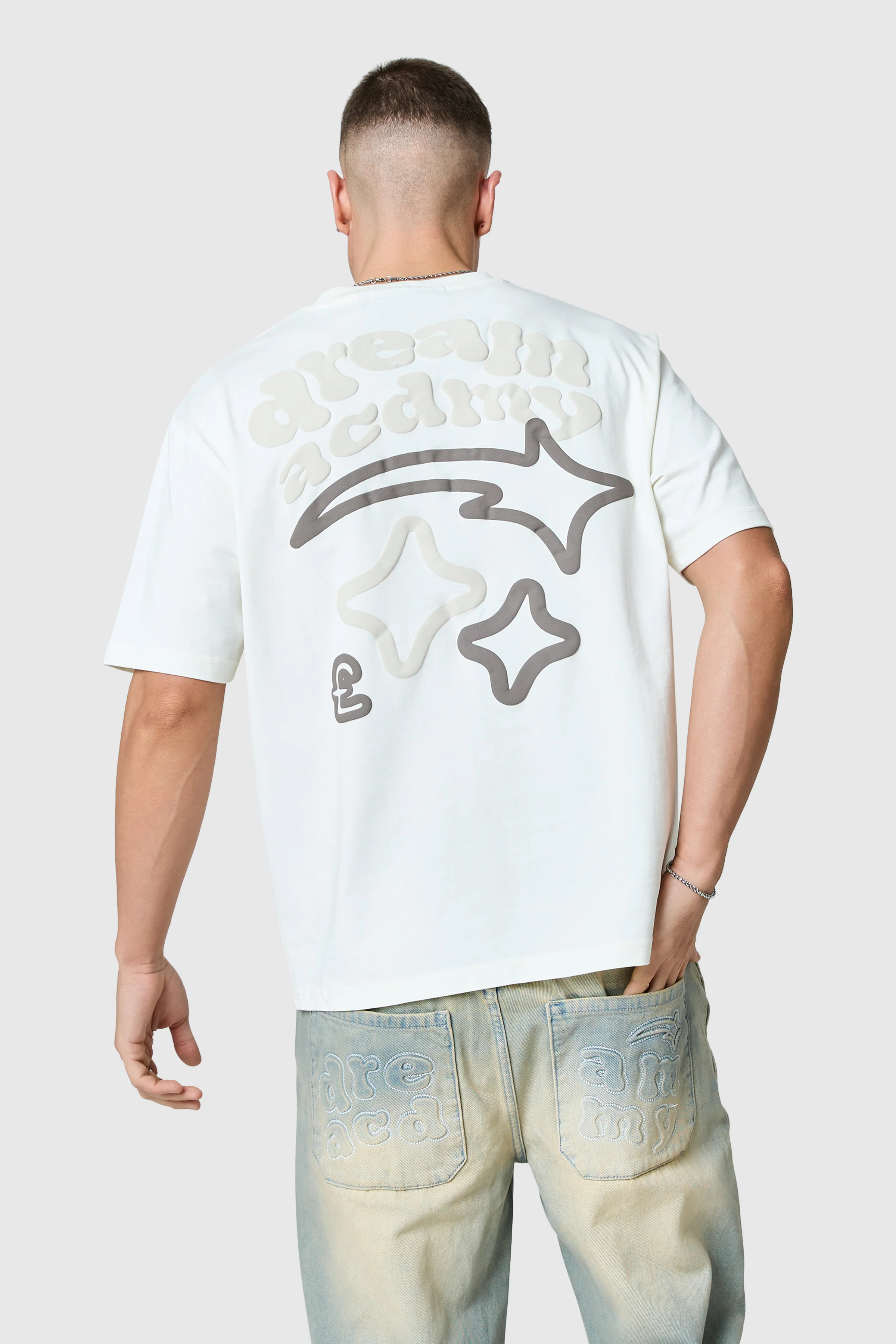 Dream Acdmy Tee - Ivory - Image 5