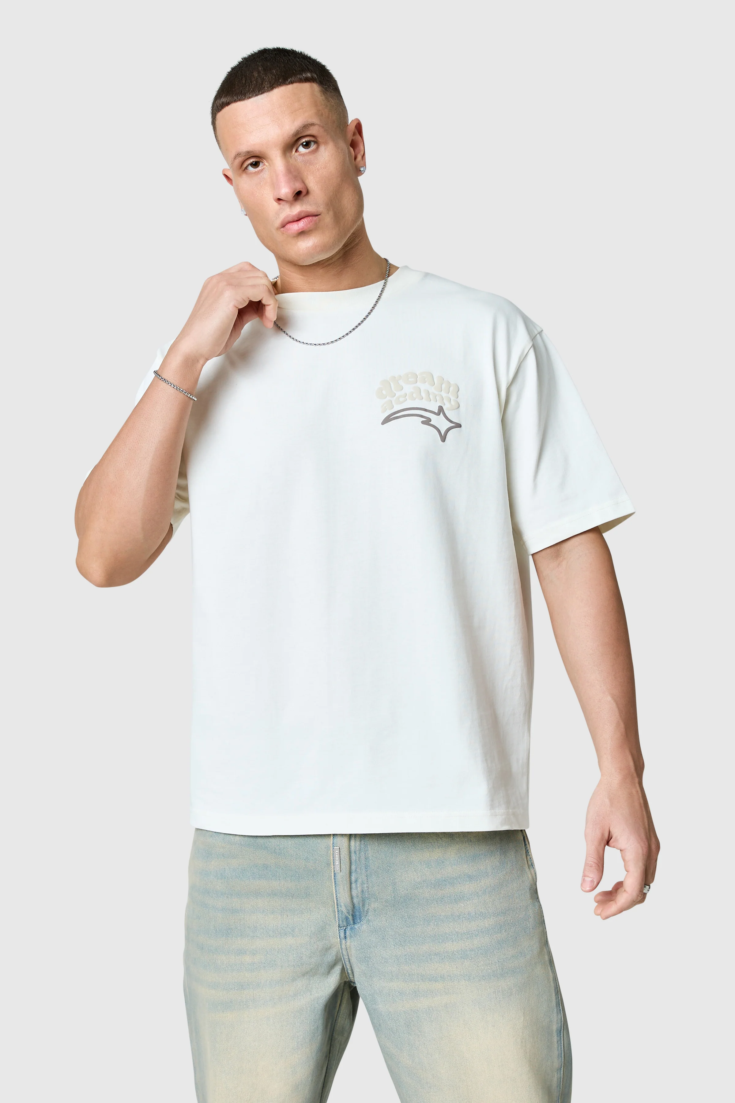 Dream Acdmy Tee - Ivory - Image 6