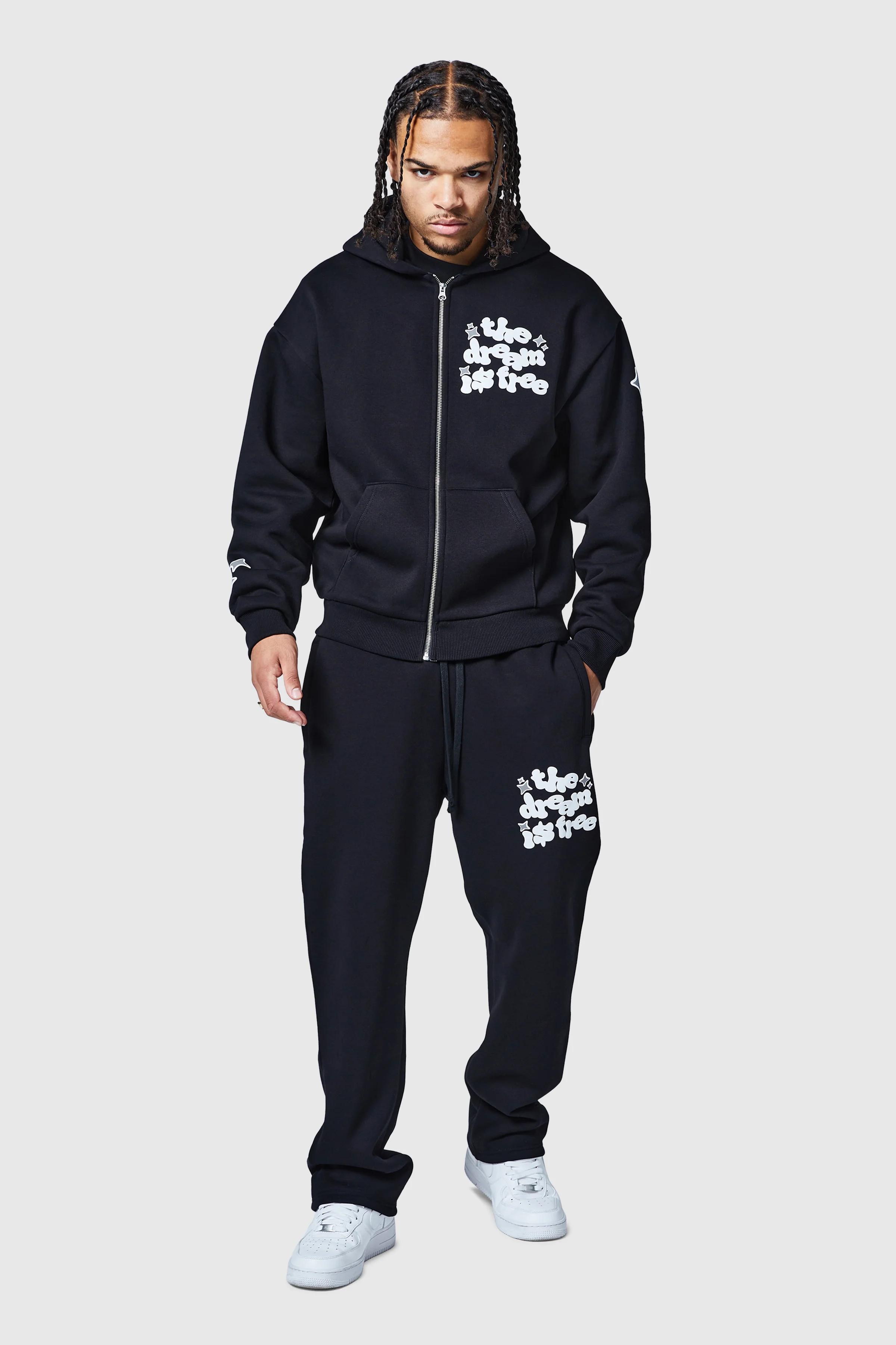 Dream Is Free 2.0 Zip Hood - Black - Image 4