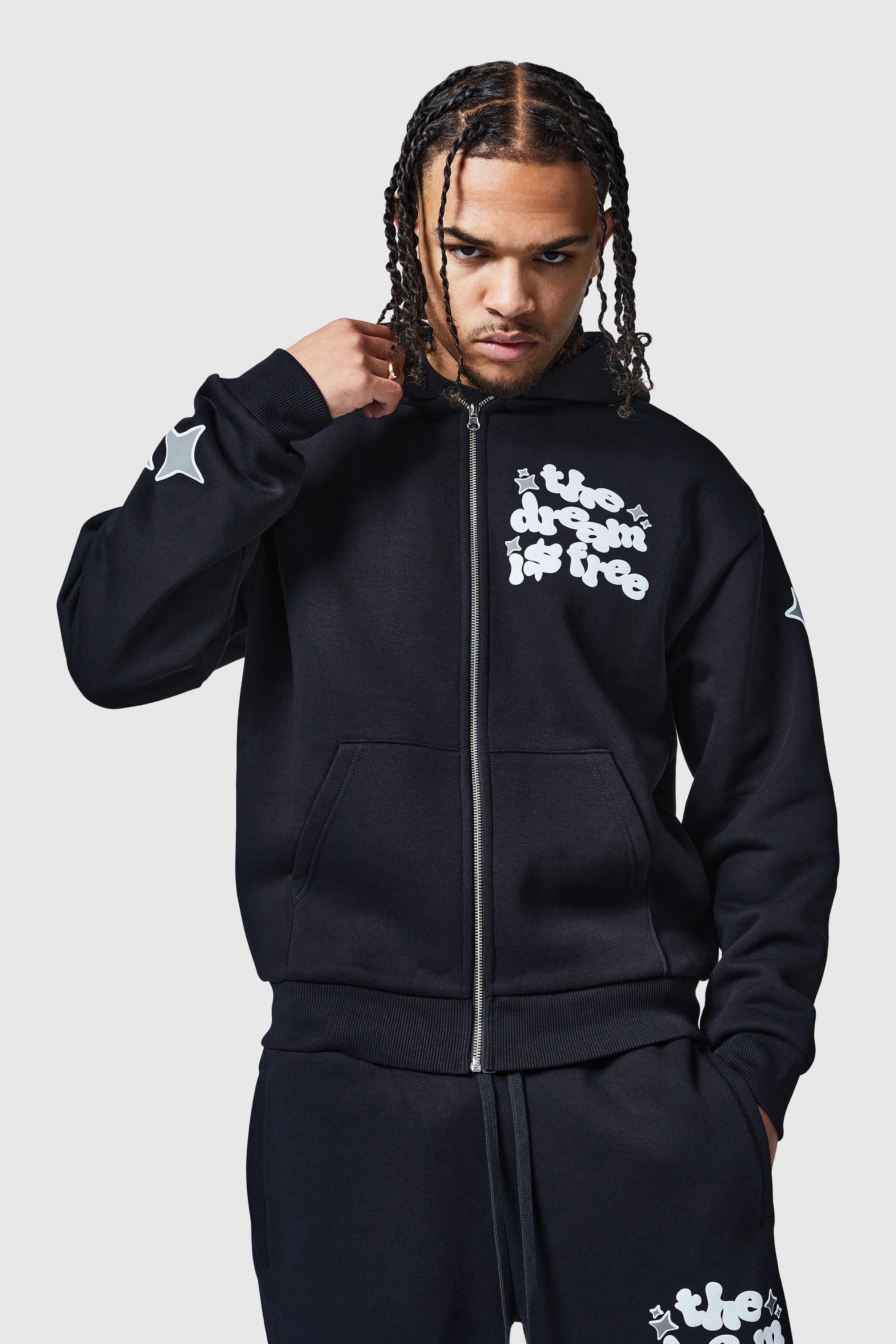 Dream Is Free 2.0 Zip Hood - Black - Image 6