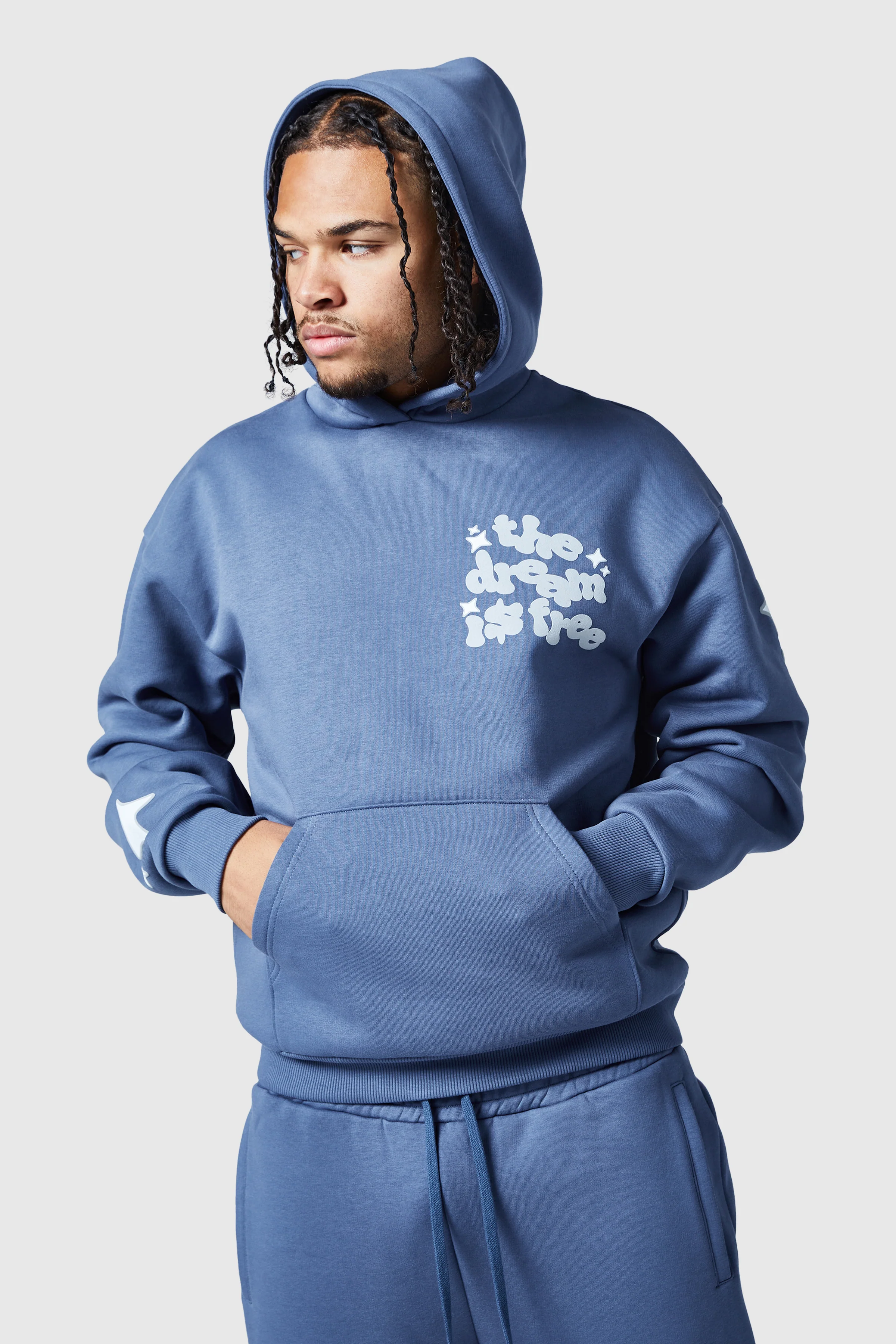 Dream Is Free 2.0 Hood - Petrol Blue - Image 6