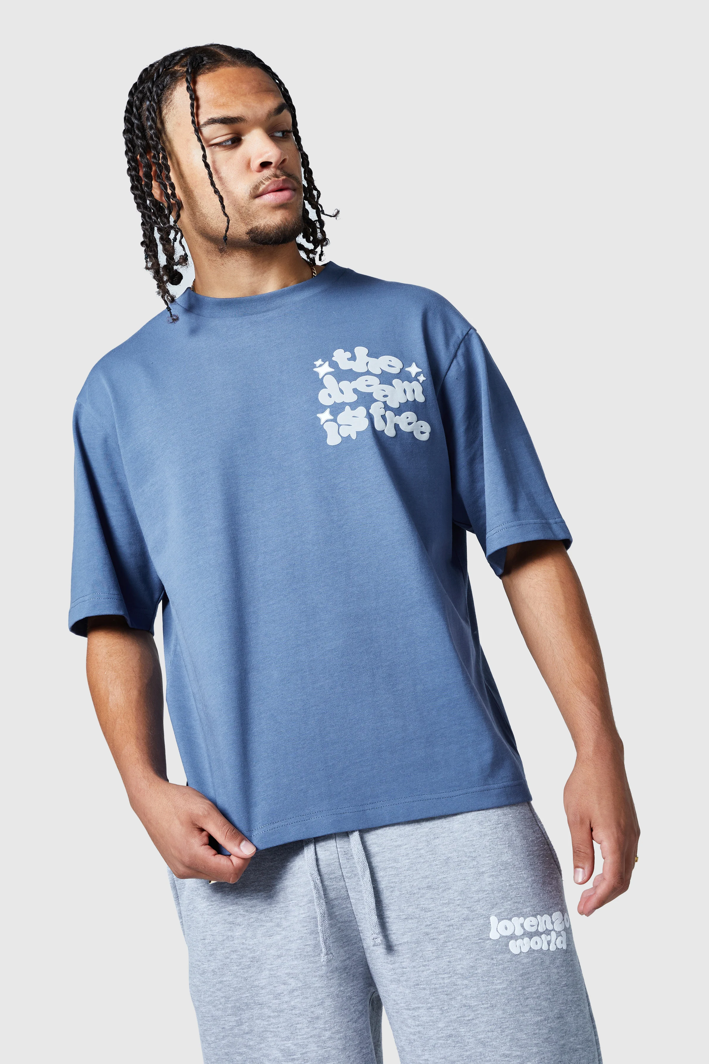 Dream Is Free 2.0 Star Twinset - Petrol Blue/Grey - Image 3