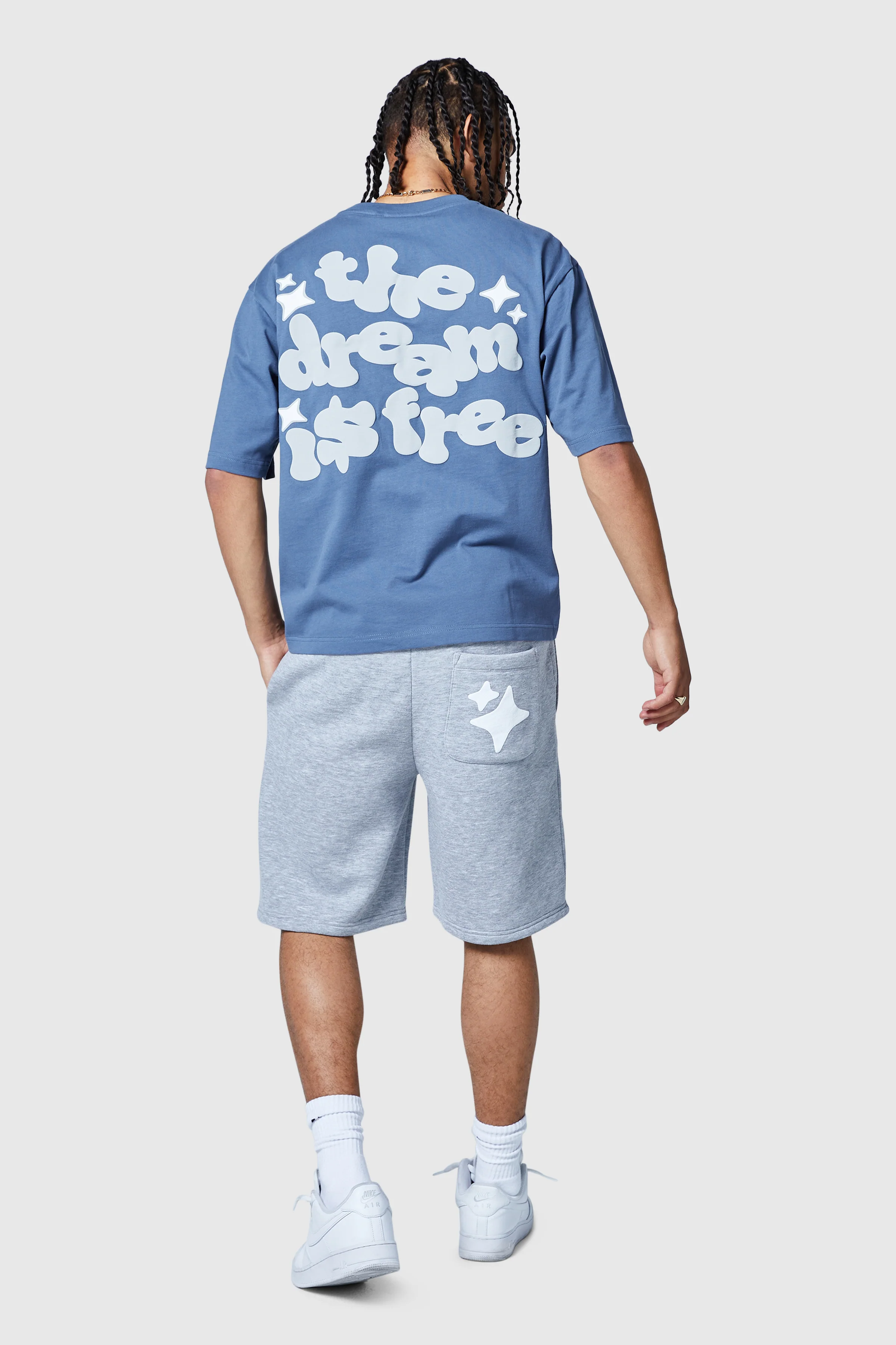Dream Is Free 2.0 Tee - Petrol Blue - Image 4