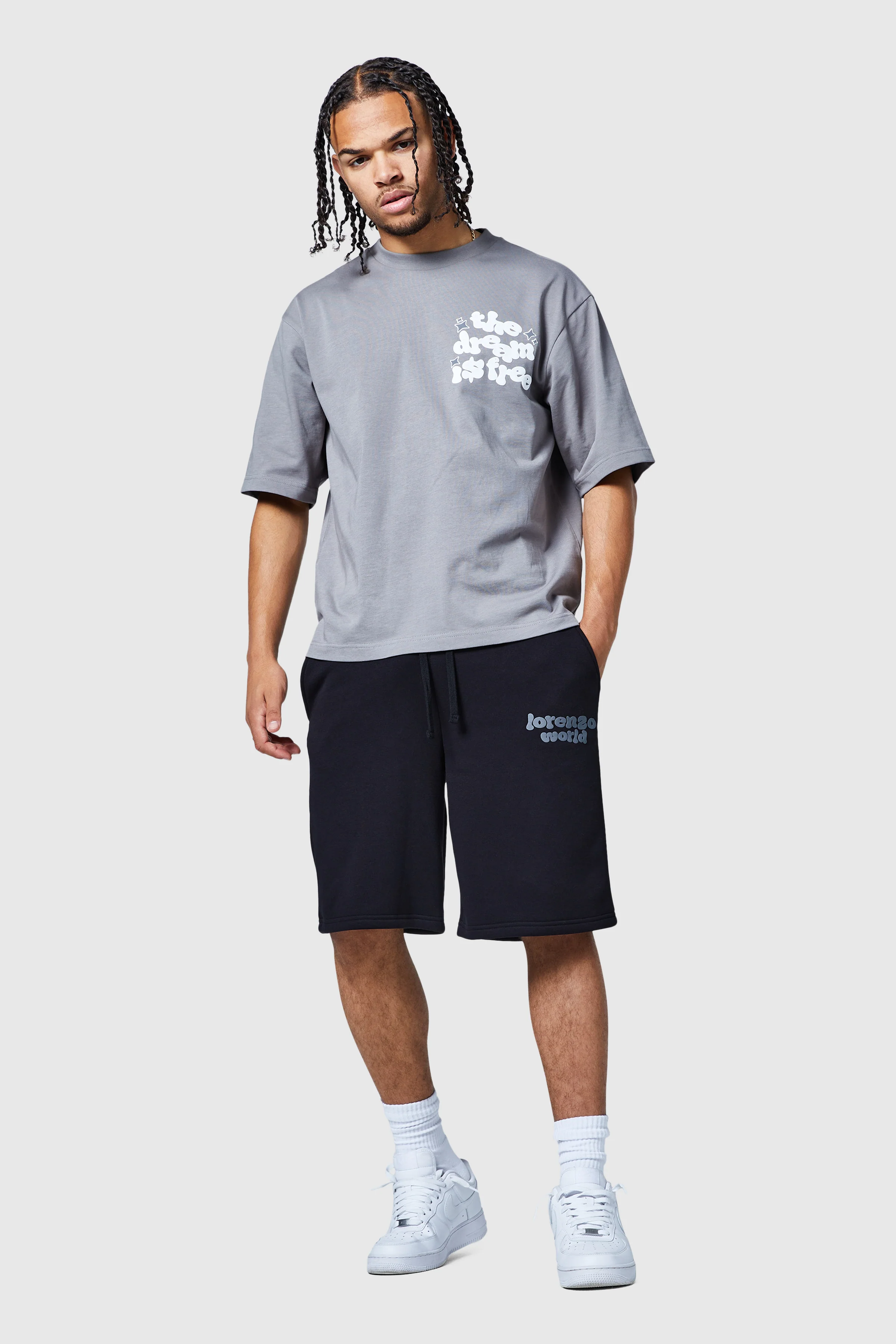 Dream Is Free 2.0 Tee - Steel - Image 3