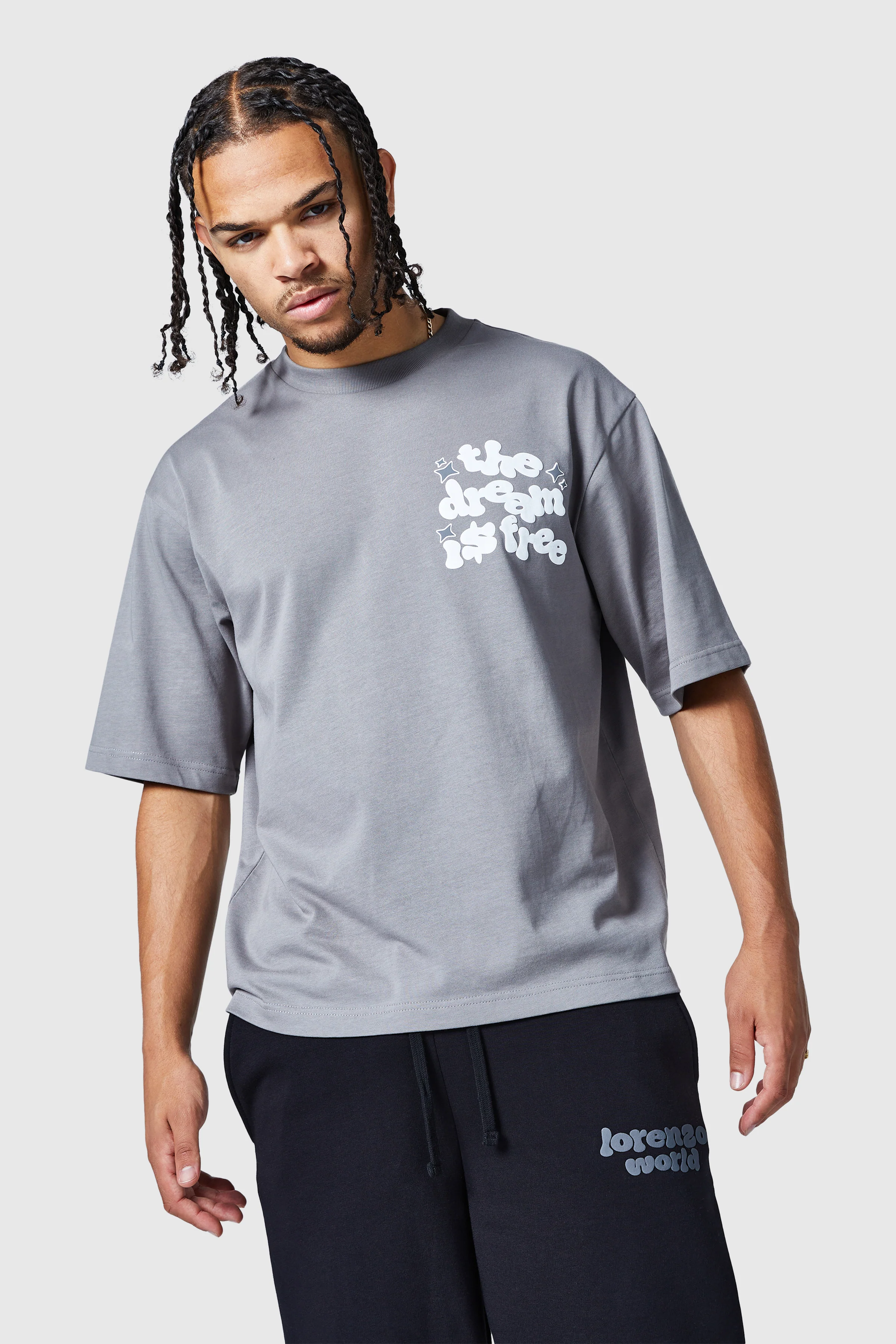 Dream Is Free 2.0 Tee - Steel - Image 5