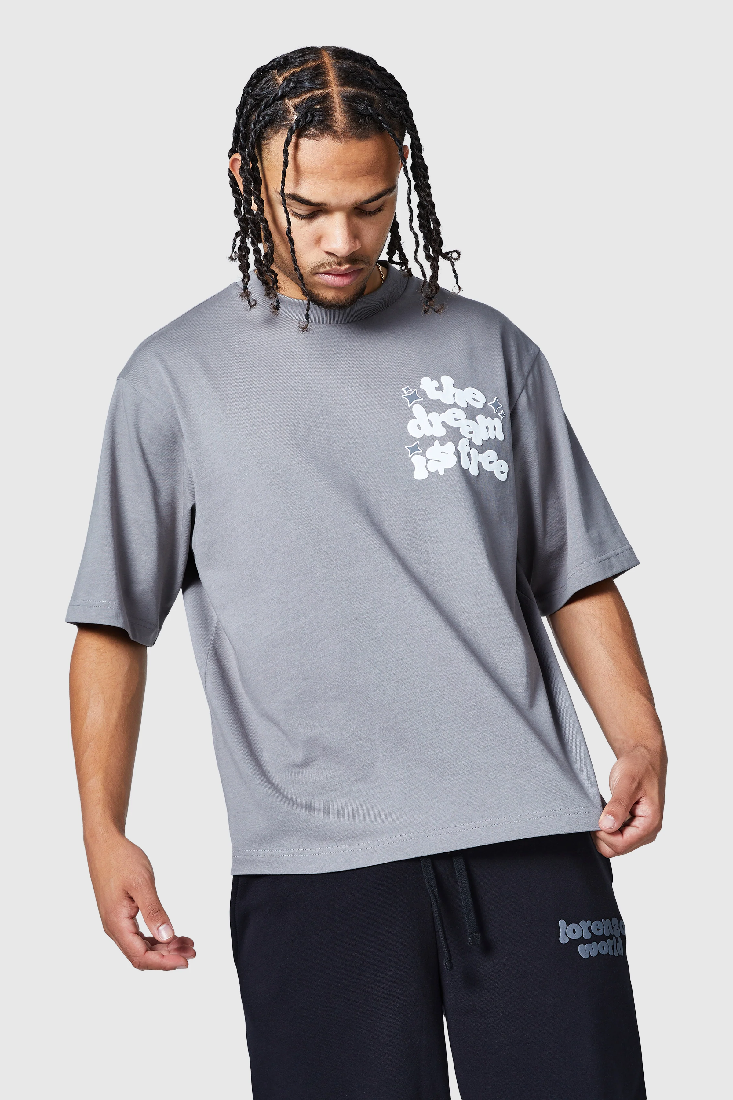 Dream Is Free 2.0 Tee - Steel - Image 6