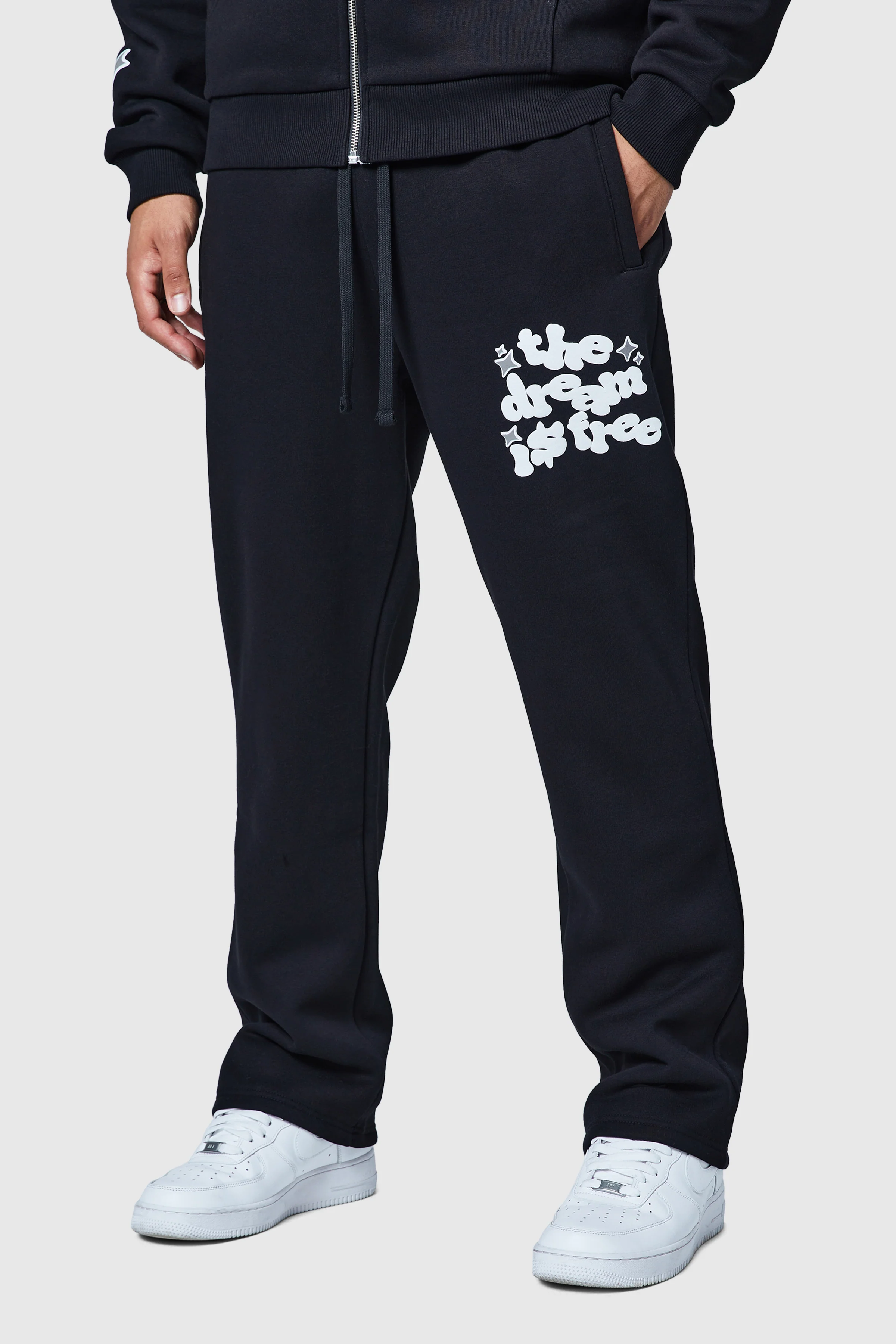 Dream Is Free 2.0 Zip Tracksuit - Black - Image 6